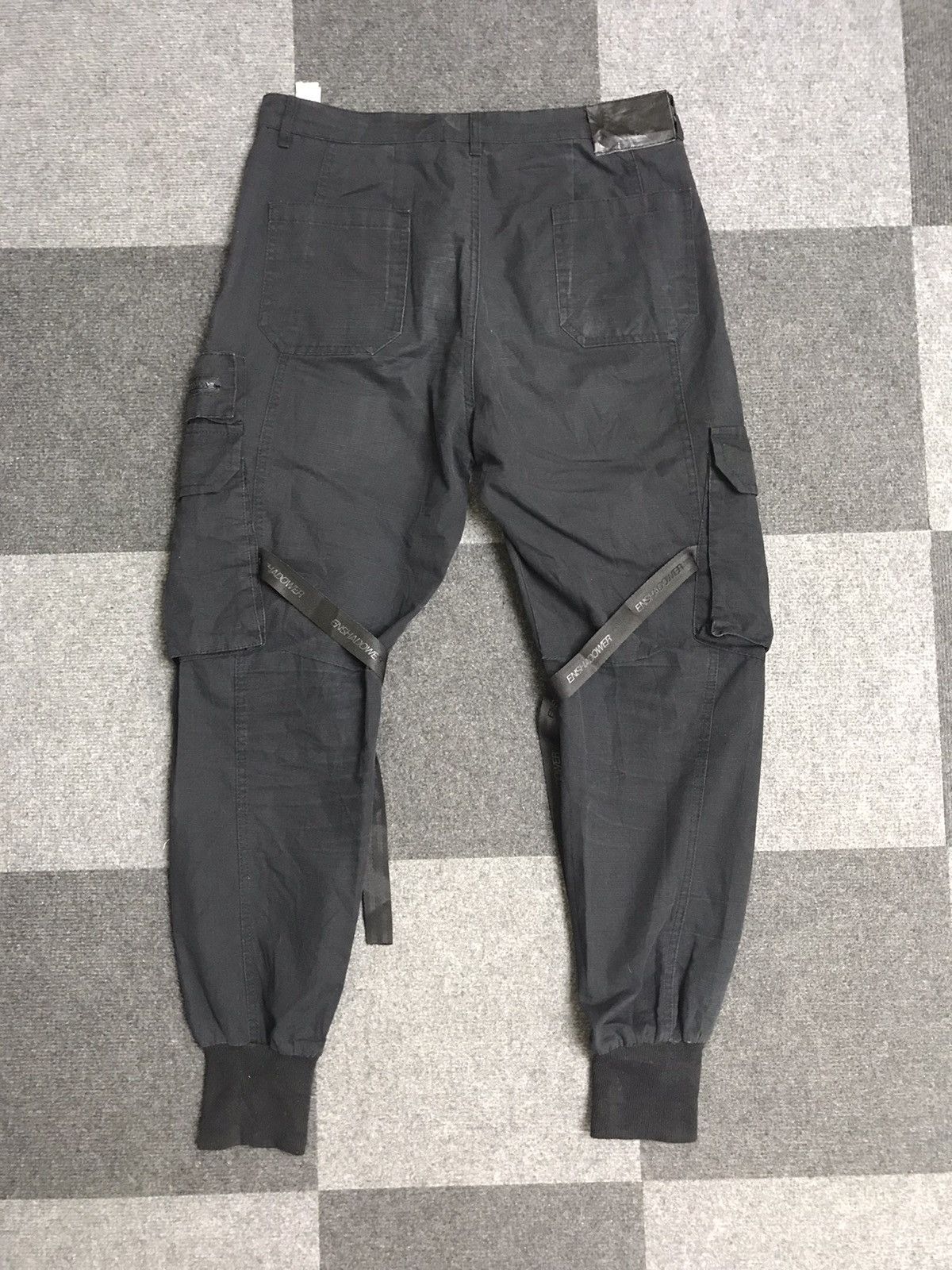 Japanese Brand ENSHADOWER RipStop Avant Garde Strap Tactical Jogger Pant Size US 31 - 9 Thumbnail