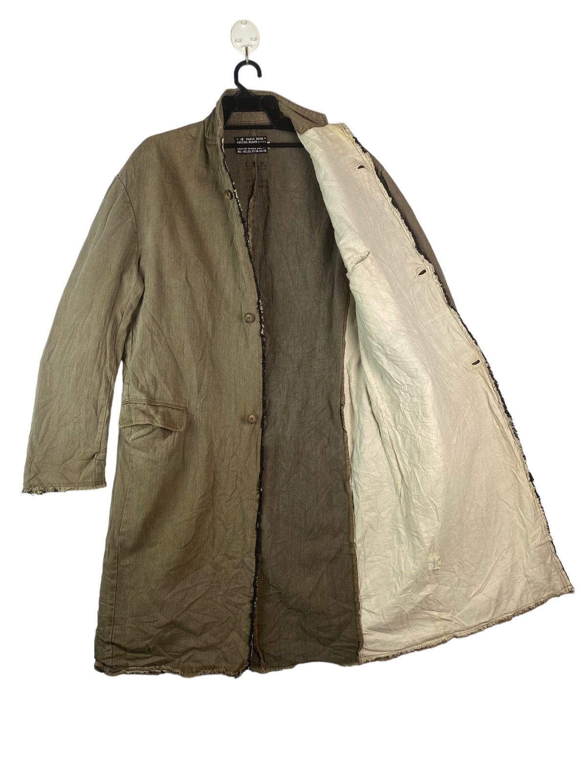 Japanese Brand +8 Paris Rock limited edition reconstruction hbt long coat Size US M / EU 48-50 / 2 - 1 Thumbnail