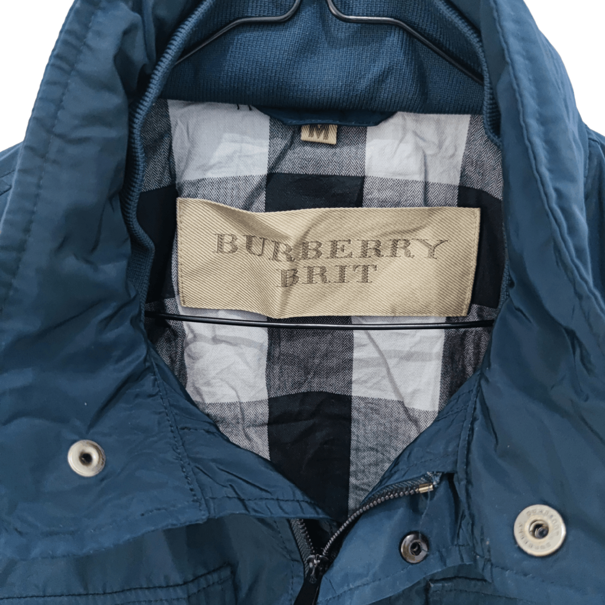 Burberry Brit Hidden Hoodie Parka Jacket
