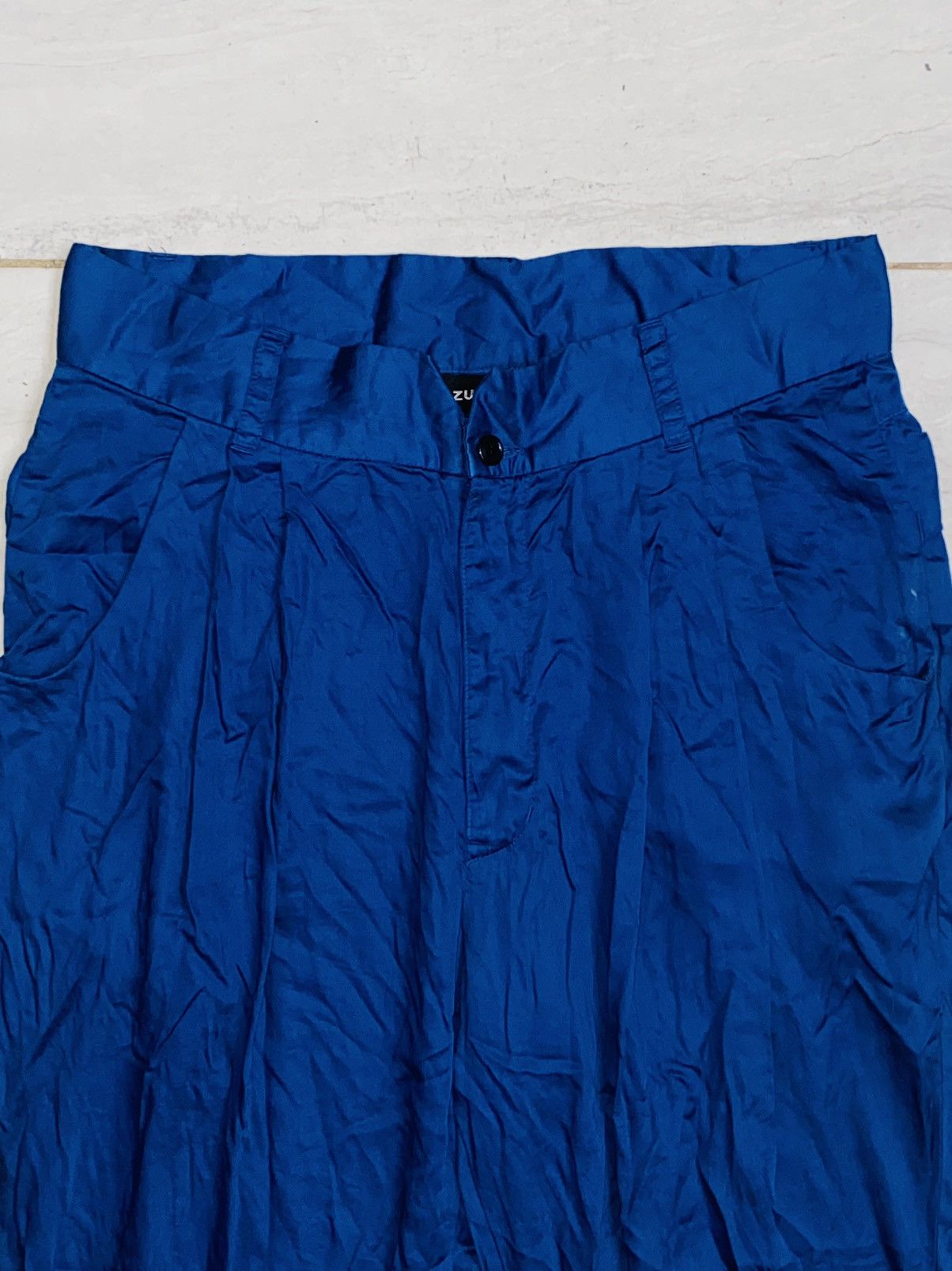 Issey Miyake Issey Miyake Zucca Organic Silk Fiber Tencel Long Pants Size US 32 / EU 48 - 2 Thumbnail