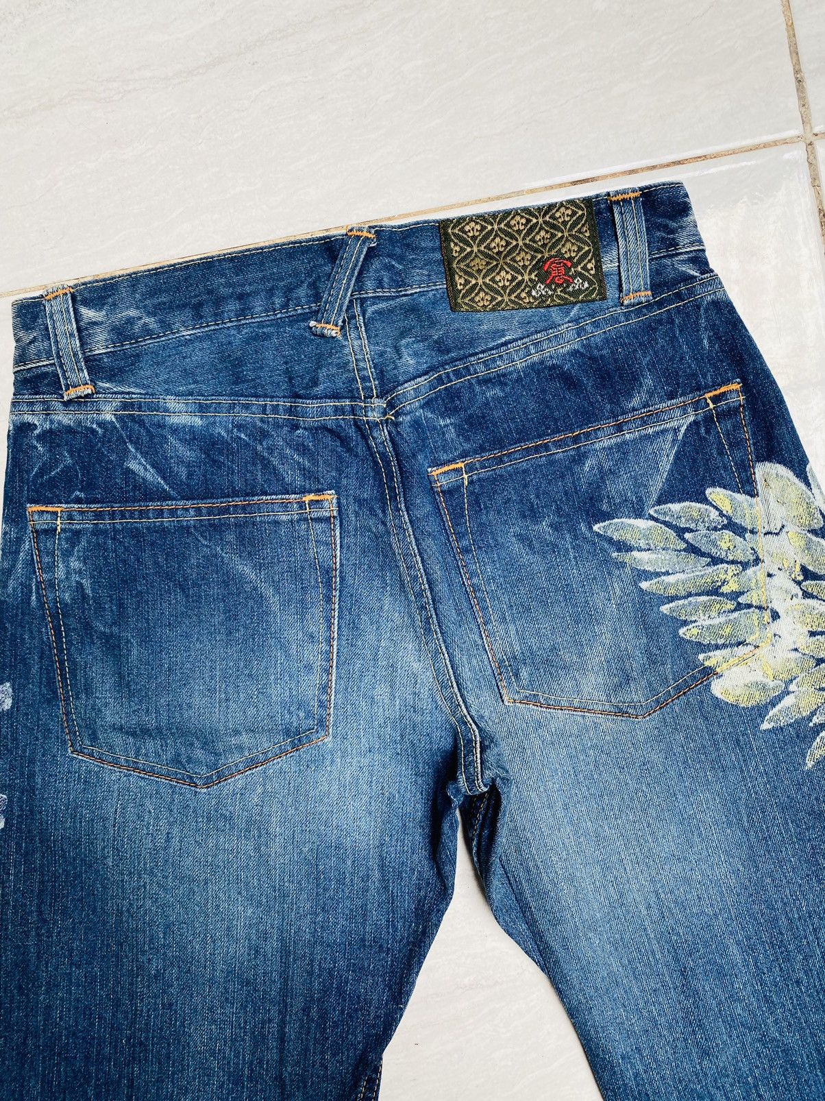 Eternal Japanese Sukajan Painted Denim