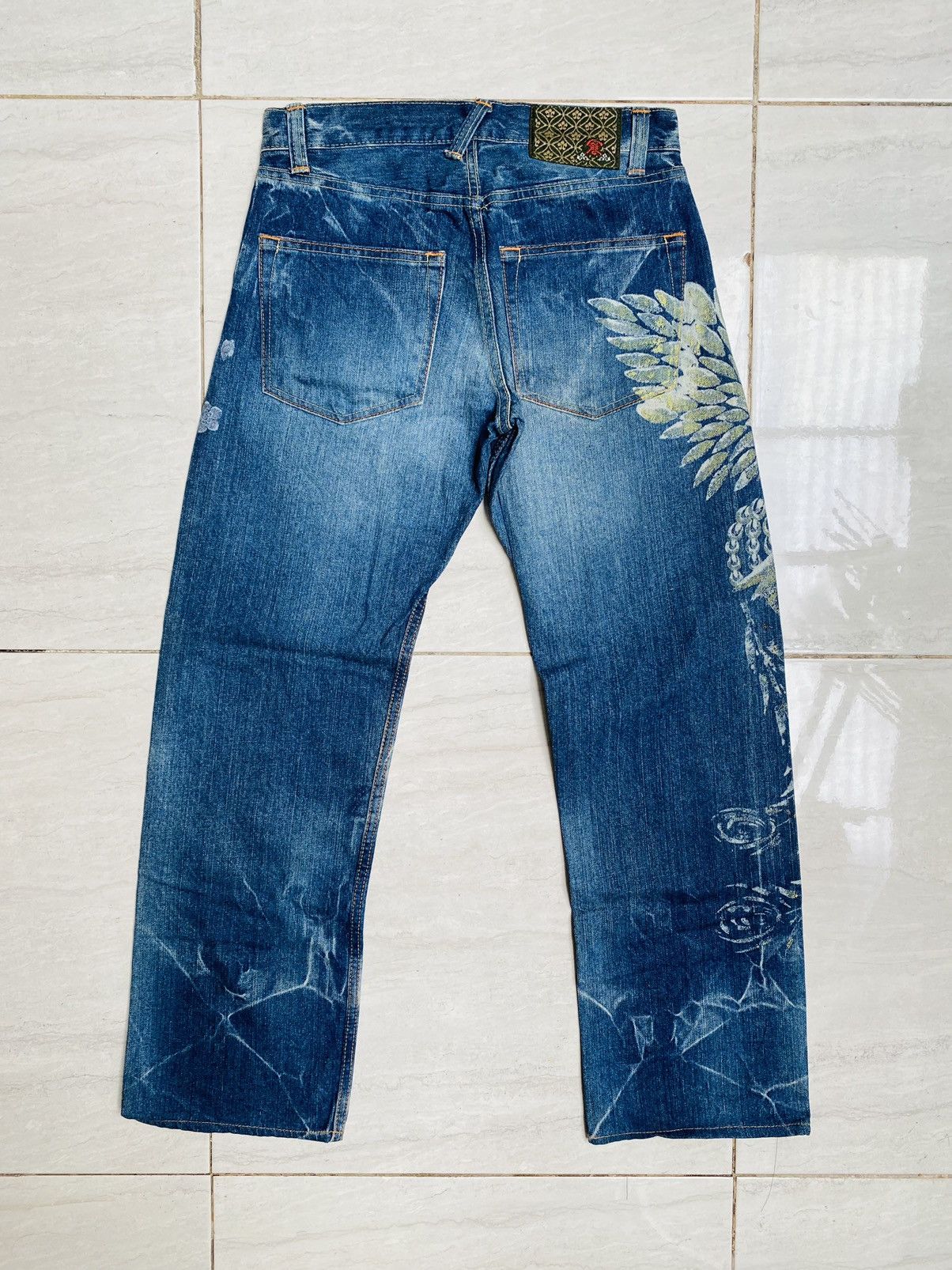 Eternal Japanese Sukajan Painted Denim