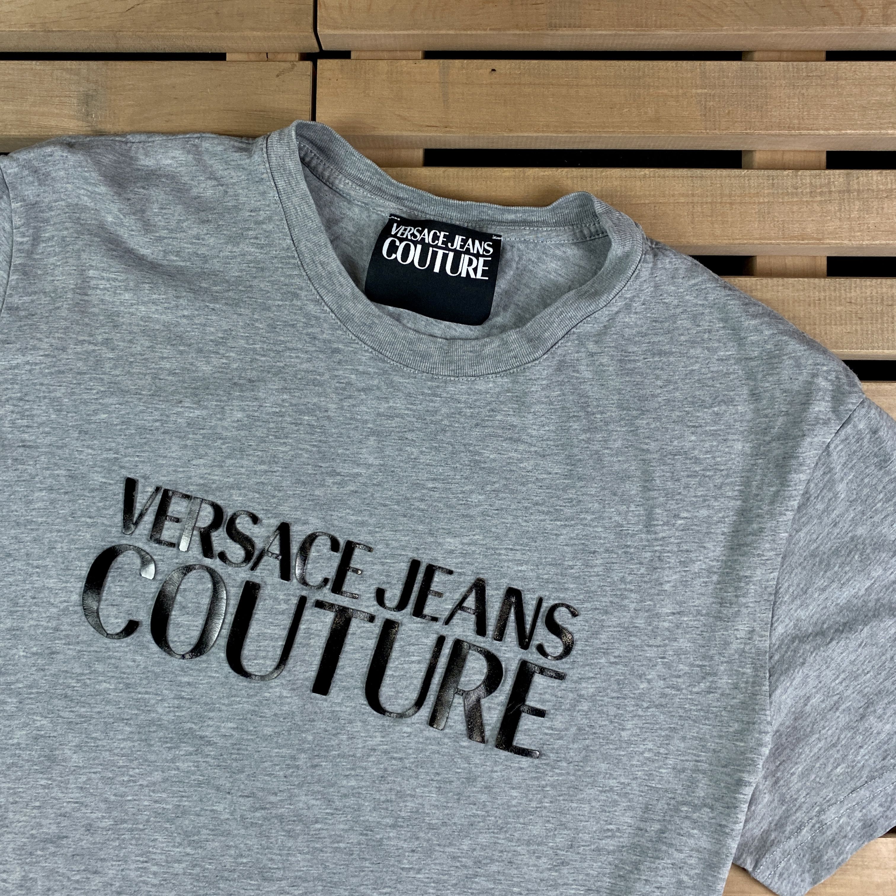 Versace × Versace Jeans Couture Mens T-Shirt Versace Big Logo Size XL Size US XL / EU 56 / 4 - 2 Thumbnail