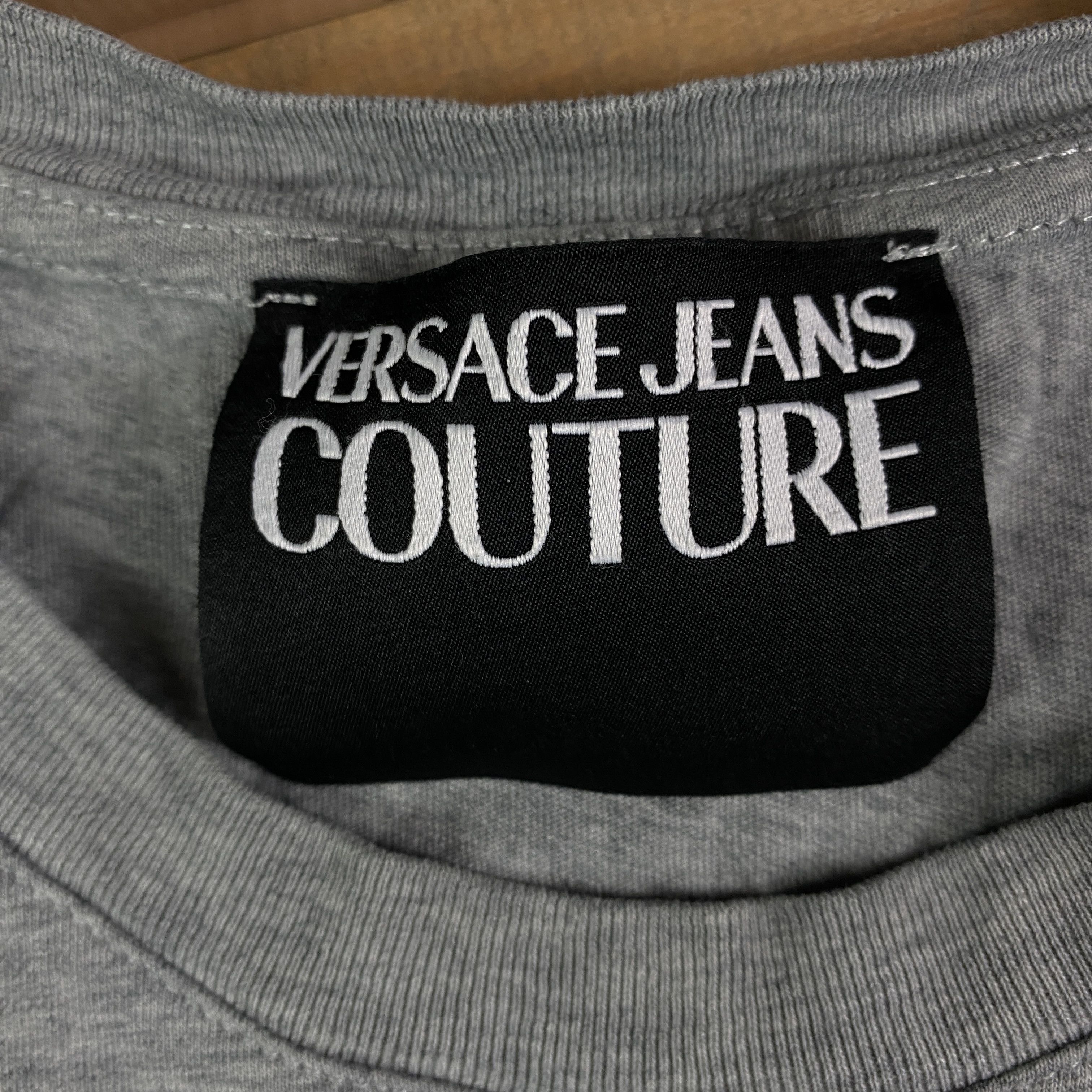 Versace × Versace Jeans Couture Mens T-Shirt Versace Big Logo Size XL Size US XL / EU 56 / 4 - 4 Thumbnail