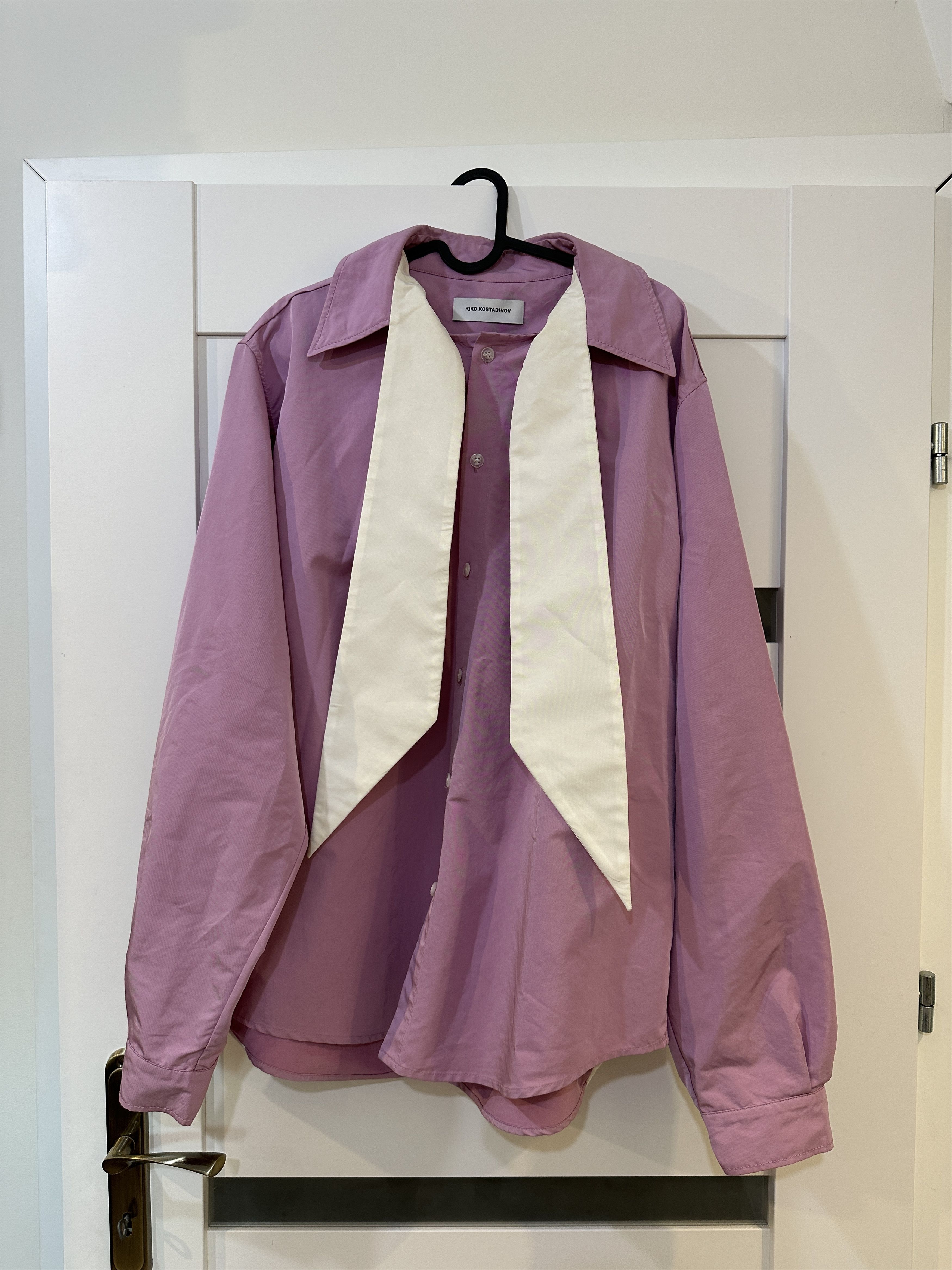 Kiko Kostadinov Kiko Kostadinov Meriwether Scarf Collar Shirt 