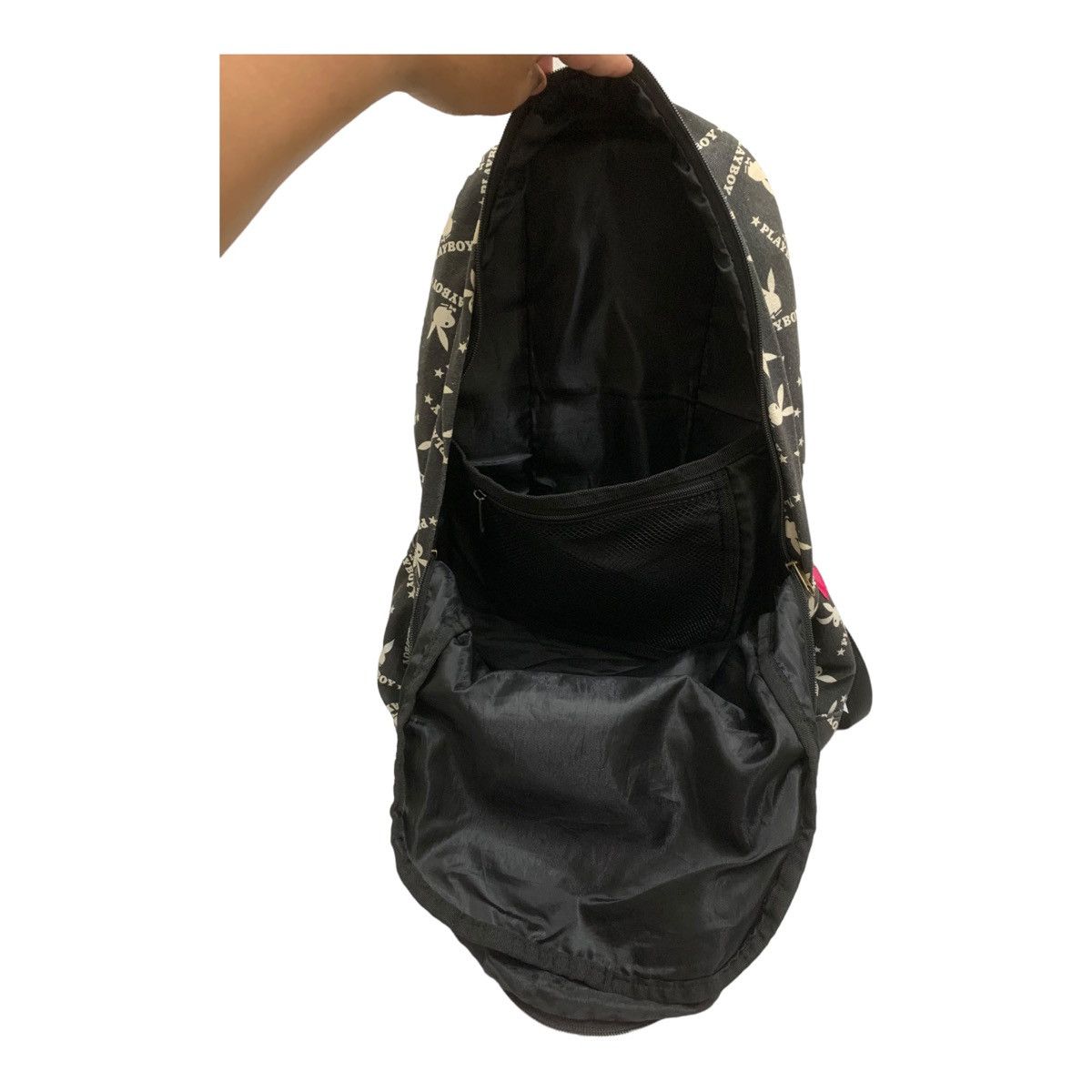 Beauty Beast × Playboy RARE ‼️ Vintage 90s Playboy Monogram Backpack Size ONE SIZE - 7 Thumbnail