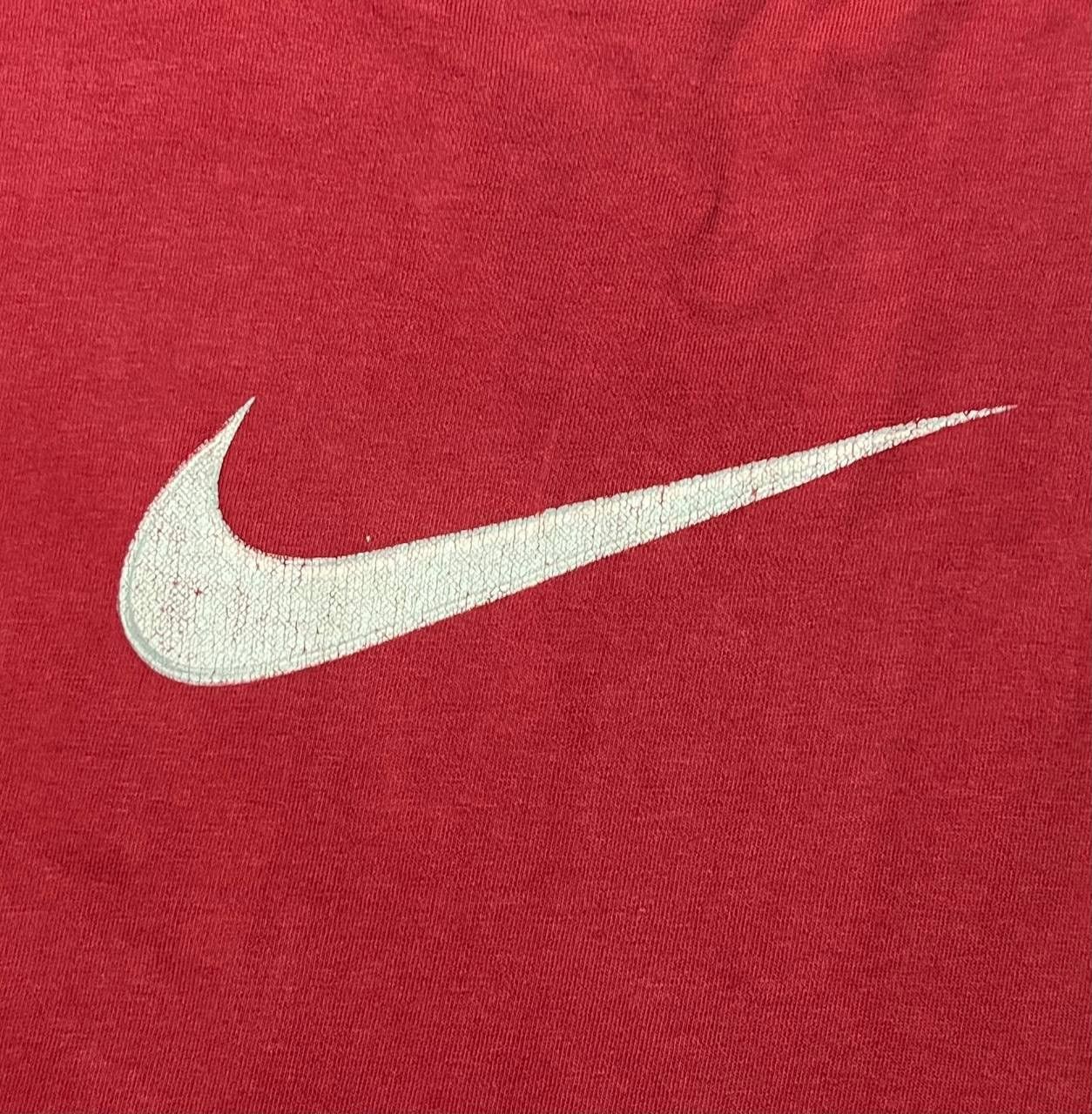 Nike Vintage Nike T-Shirt Big Logo Swoosh 00s Size US XL / EU 56 / 4 - 3 Thumbnail