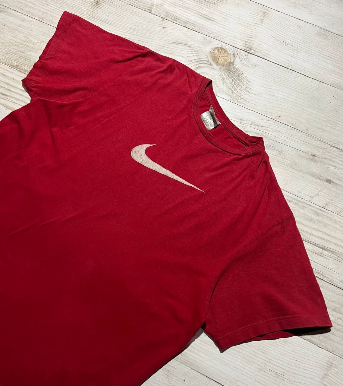 Nike Vintage Nike T-Shirt Big Logo Swoosh 00s Size US XL / EU 56 / 4 - 2 Thumbnail