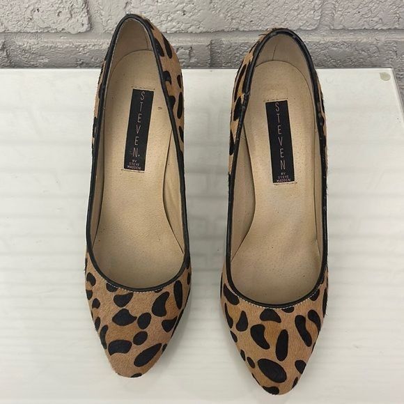 Steve Madden Steven by Steve Madden Leopard Print Pumps Size 7.5 M ...