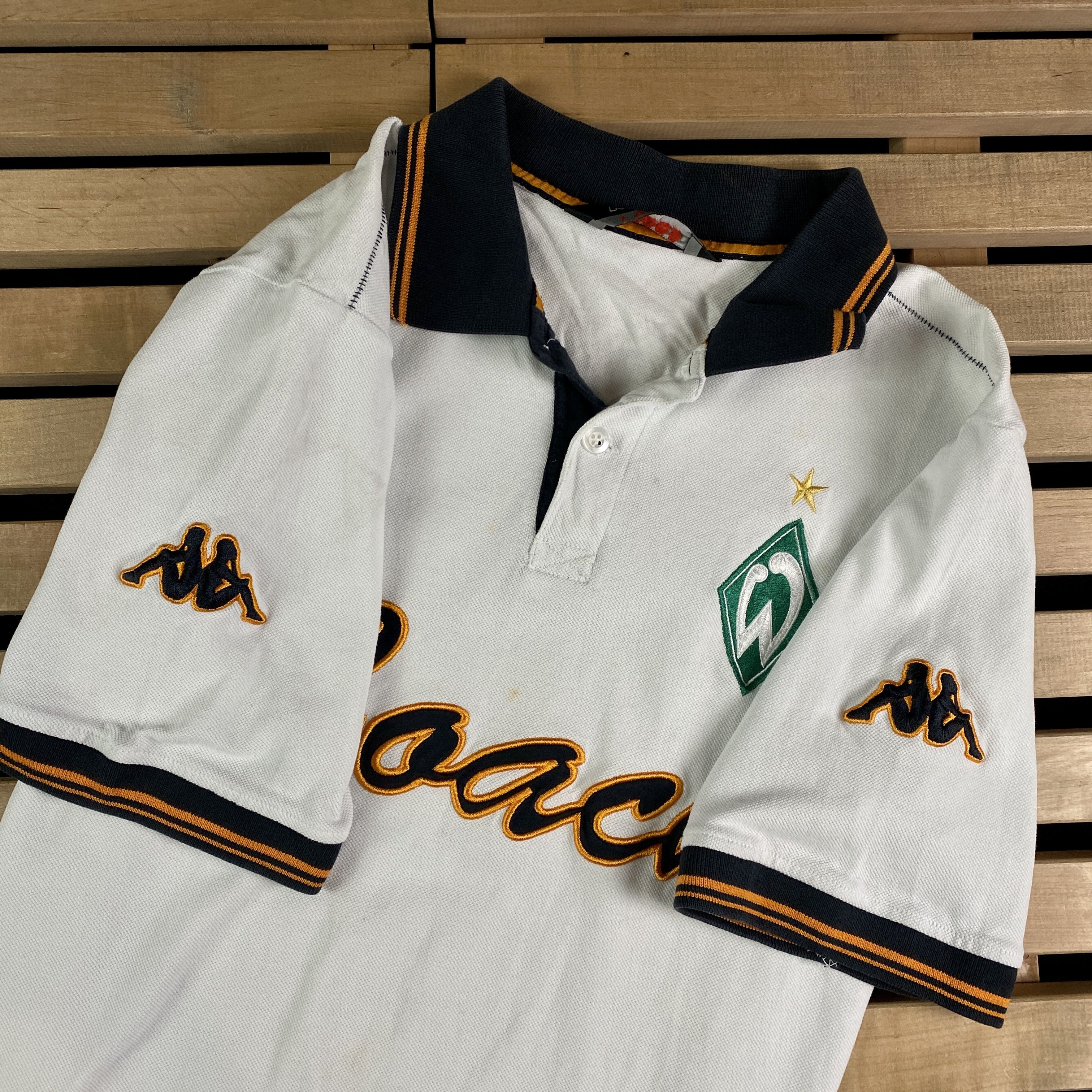 Kappa × Vintage Football Polo T-Shirt Warder Bremen Kappa Vintage Size L Size US L / EU 52-54 / 3 - 4 Thumbnail