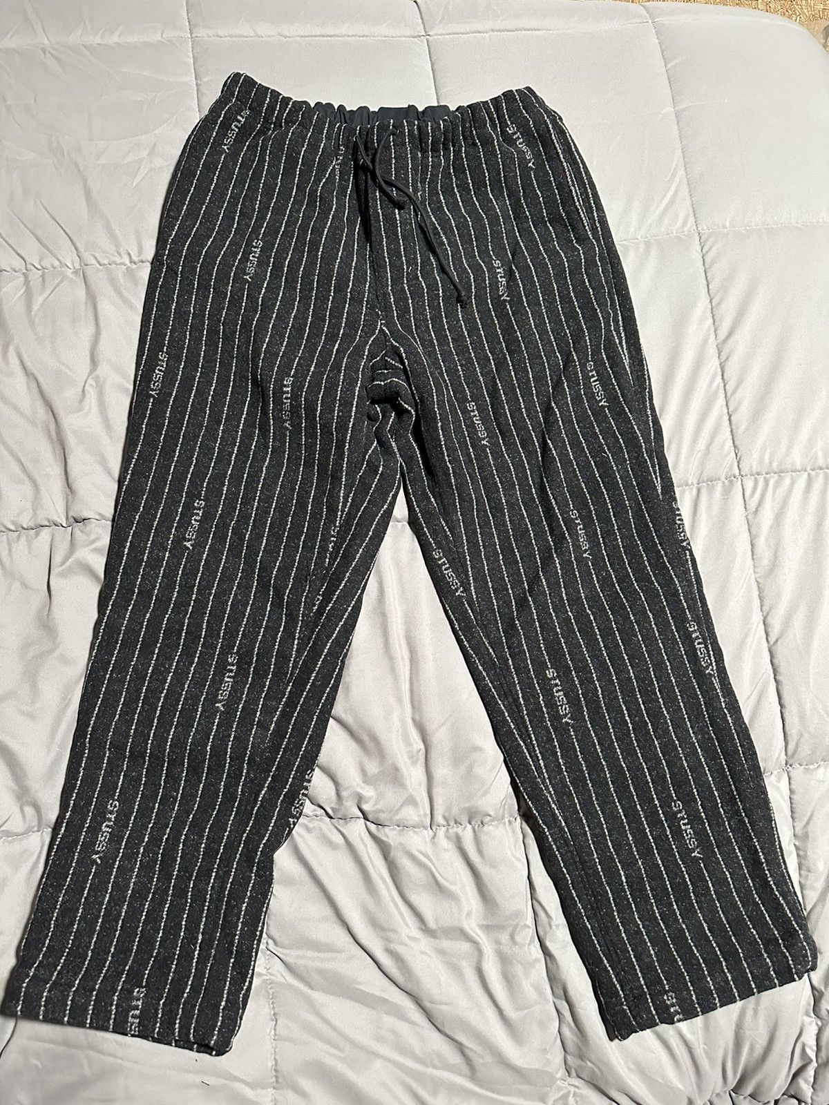 Nike Nike x Stussy Striped Wool Pants | Grailed