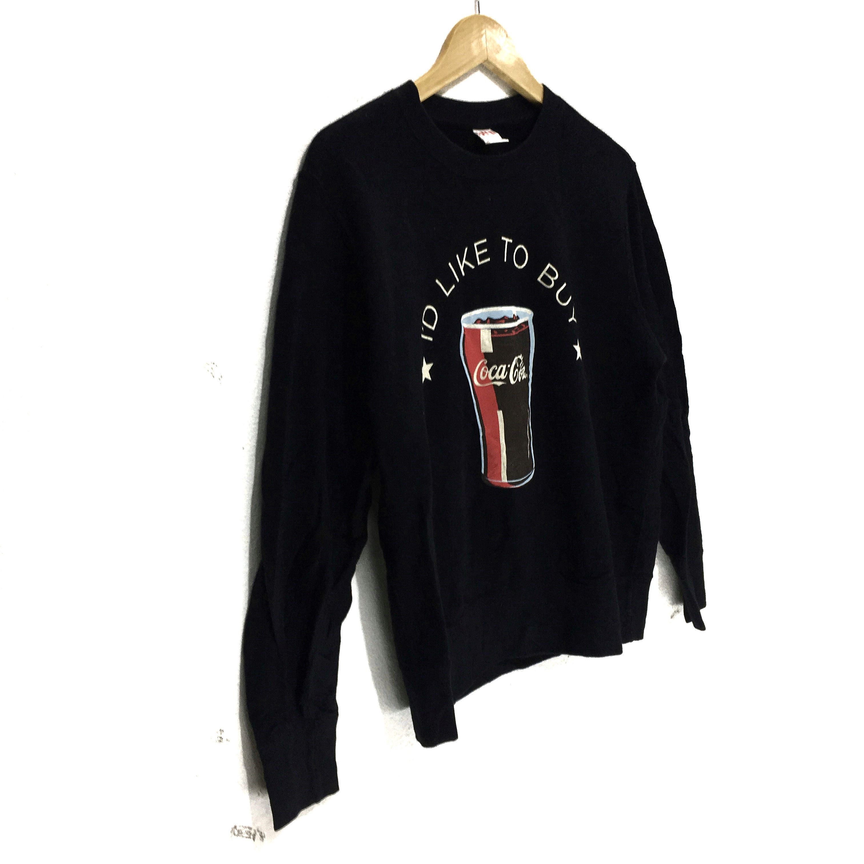 Coca Cola Vtg COCA COLA Sweatshirt Logo Coke Jumper Crewneck Sweater Size S / US 4 / IT 40 - 4 Thumbnail