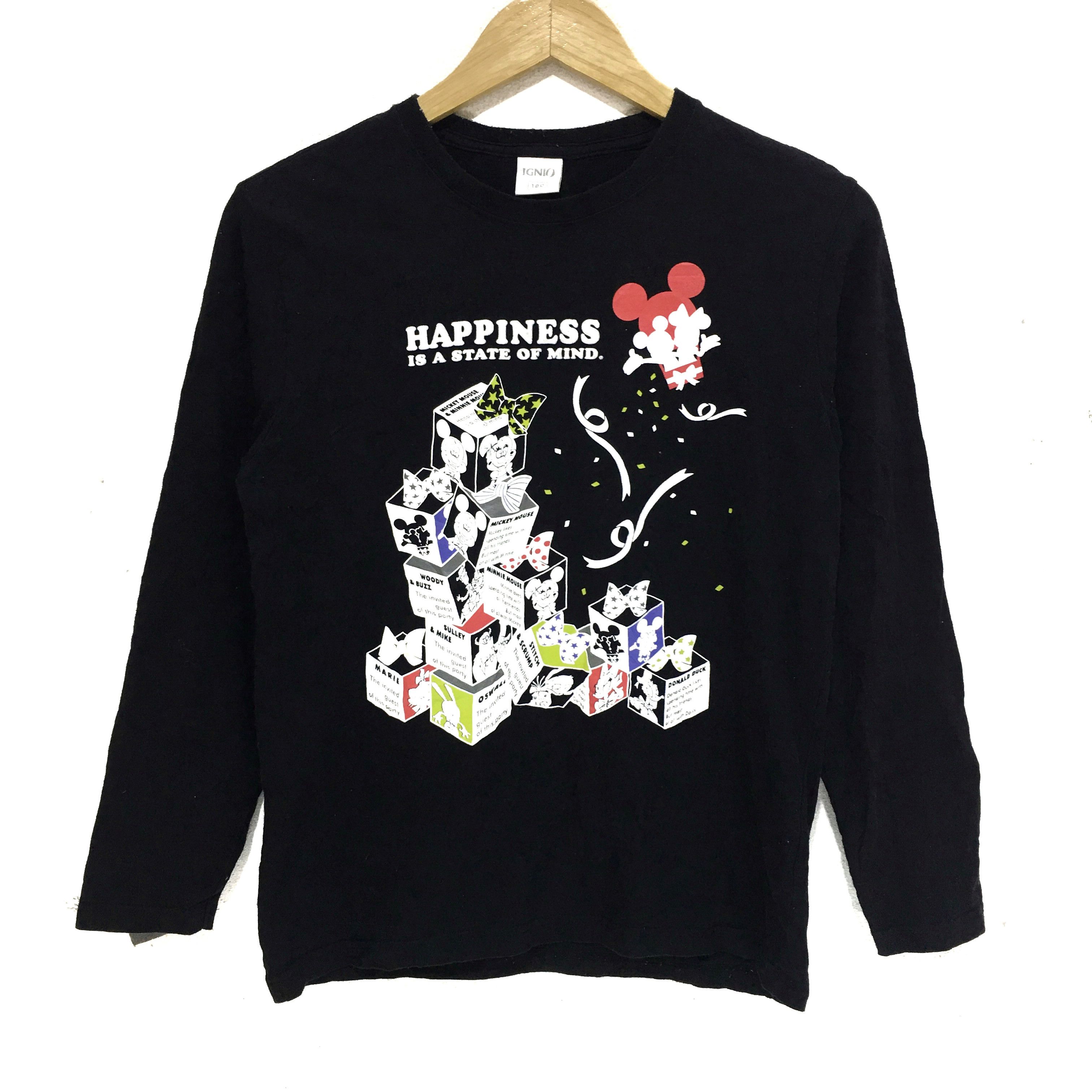 Mickey Mouse Vtg MICKEY MINNIE MOUSE Disney Cartoon Sweater Sweatshirt Size S / US 4 / IT 40 - 1 Thumbnail