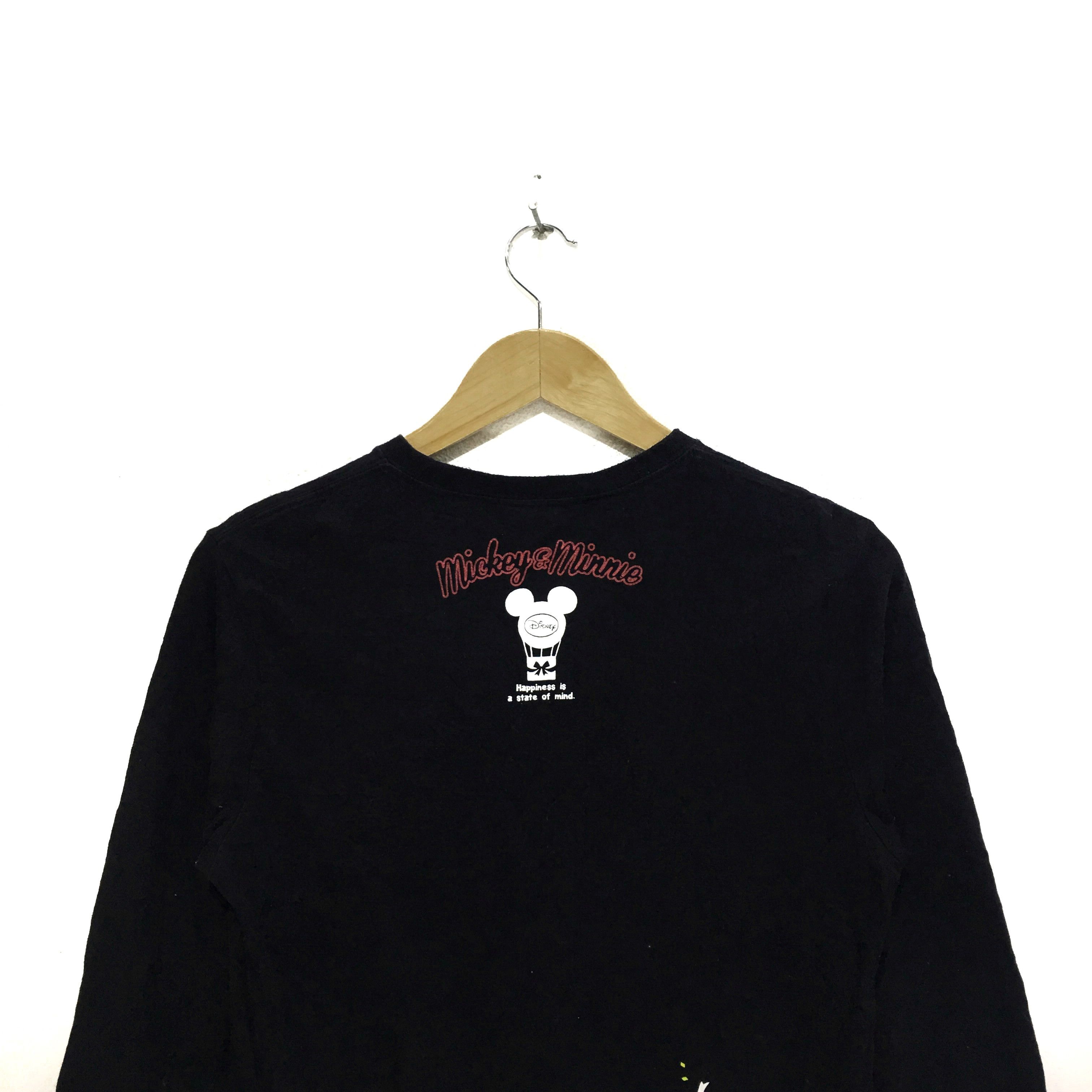 Mickey Mouse Vtg MICKEY MINNIE MOUSE Disney Cartoon Sweater Sweatshirt Size S / US 4 / IT 40 - 7 Thumbnail