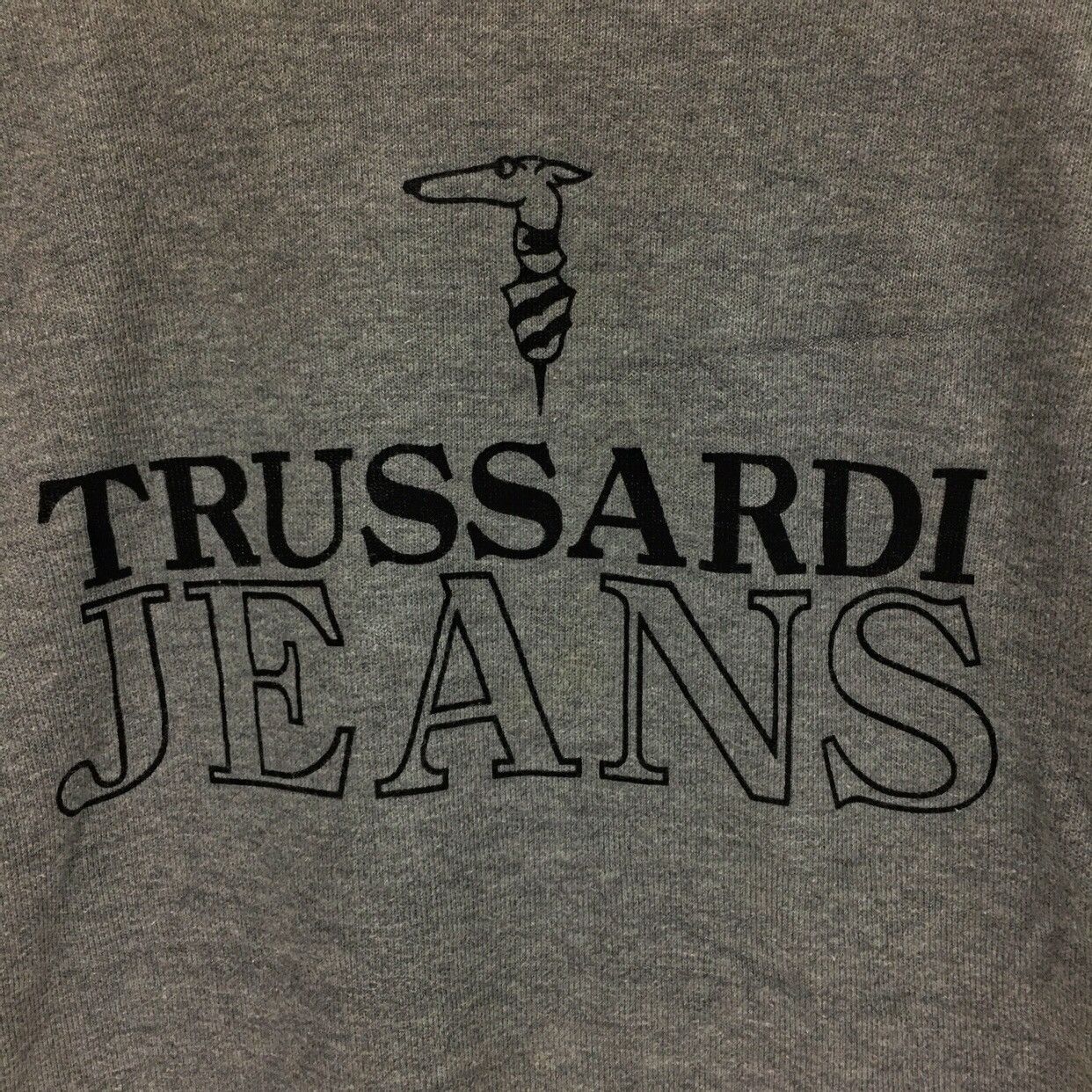 Trussardi Vintage TRUSSARDI Italy Sweatshirt Gray Crew Sweater Jumper Size US L / EU 52-54 / 3 - 7 Thumbnail