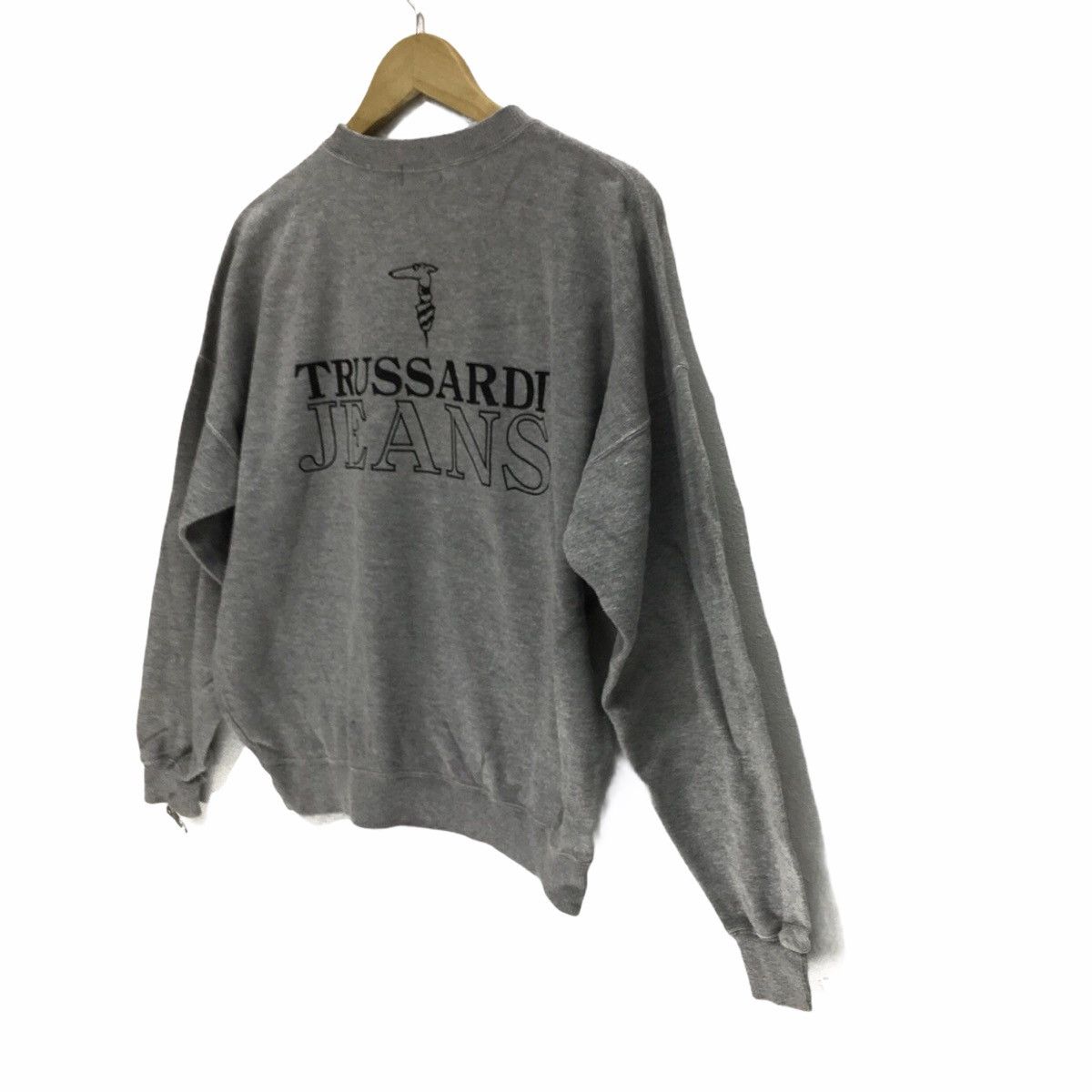 Trussardi Vintage TRUSSARDI Italy Sweatshirt Gray Crew Sweater Jumper Size US L / EU 52-54 / 3 - 6 Thumbnail