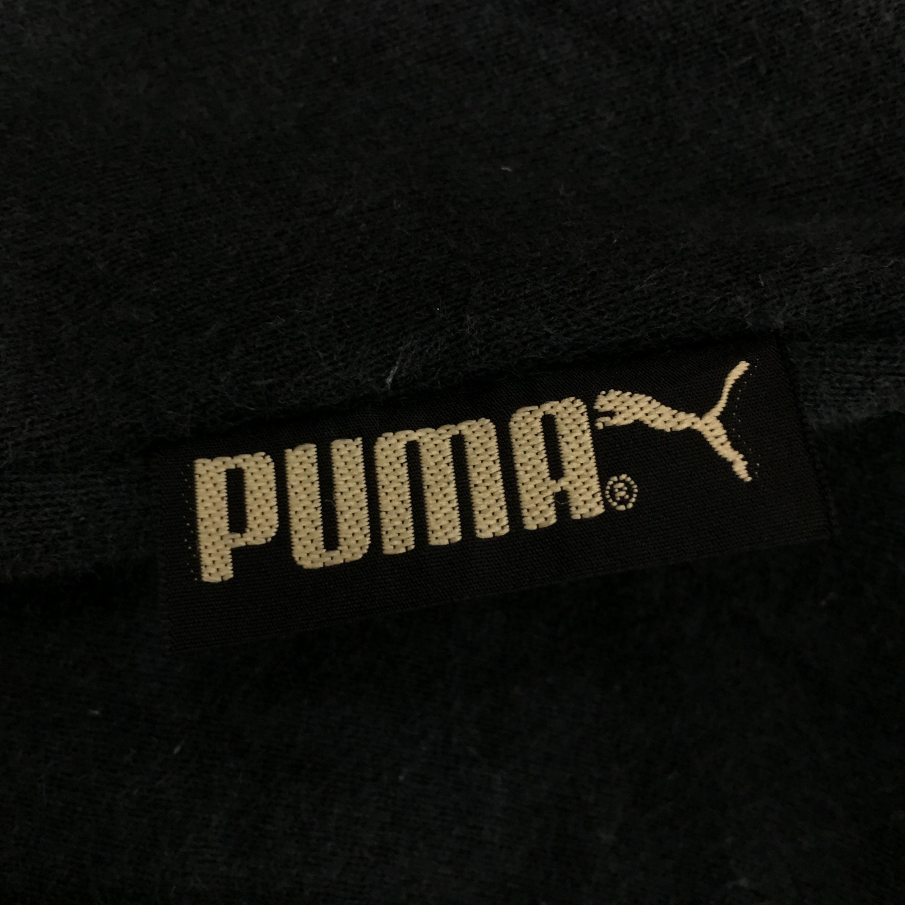 Puma Vtg PUMA Sportswear Jaspo Sweatshirt Black Crewneck Sweater Size US S / EU 44-46 / 1 - 9 Thumbnail
