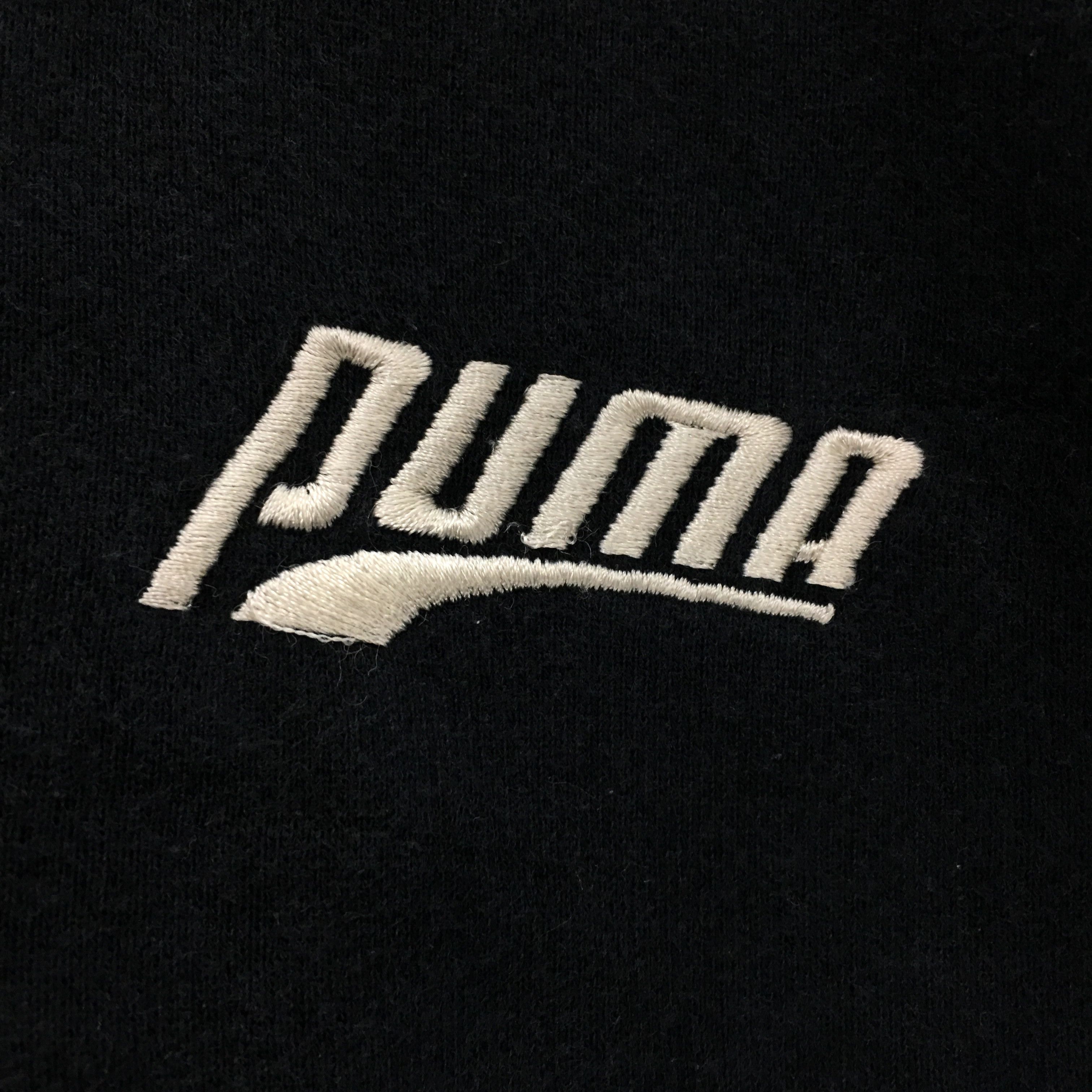 Puma Vtg PUMA Sportswear Jaspo Sweatshirt Black Crewneck Sweater Size US S / EU 44-46 / 1 - 3 Thumbnail