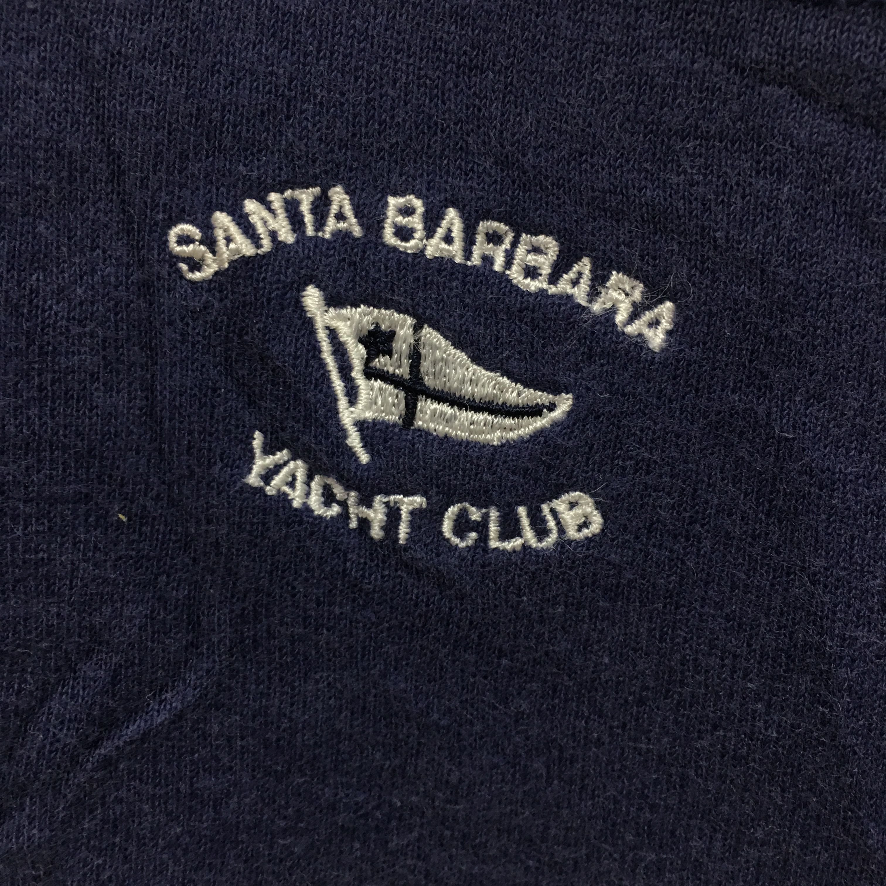 Vintage Vtg SANTA BARBARA Yacht Club Sweatshirt Striped Sweater Size L / US 10 / IT 46 - 3 Thumbnail