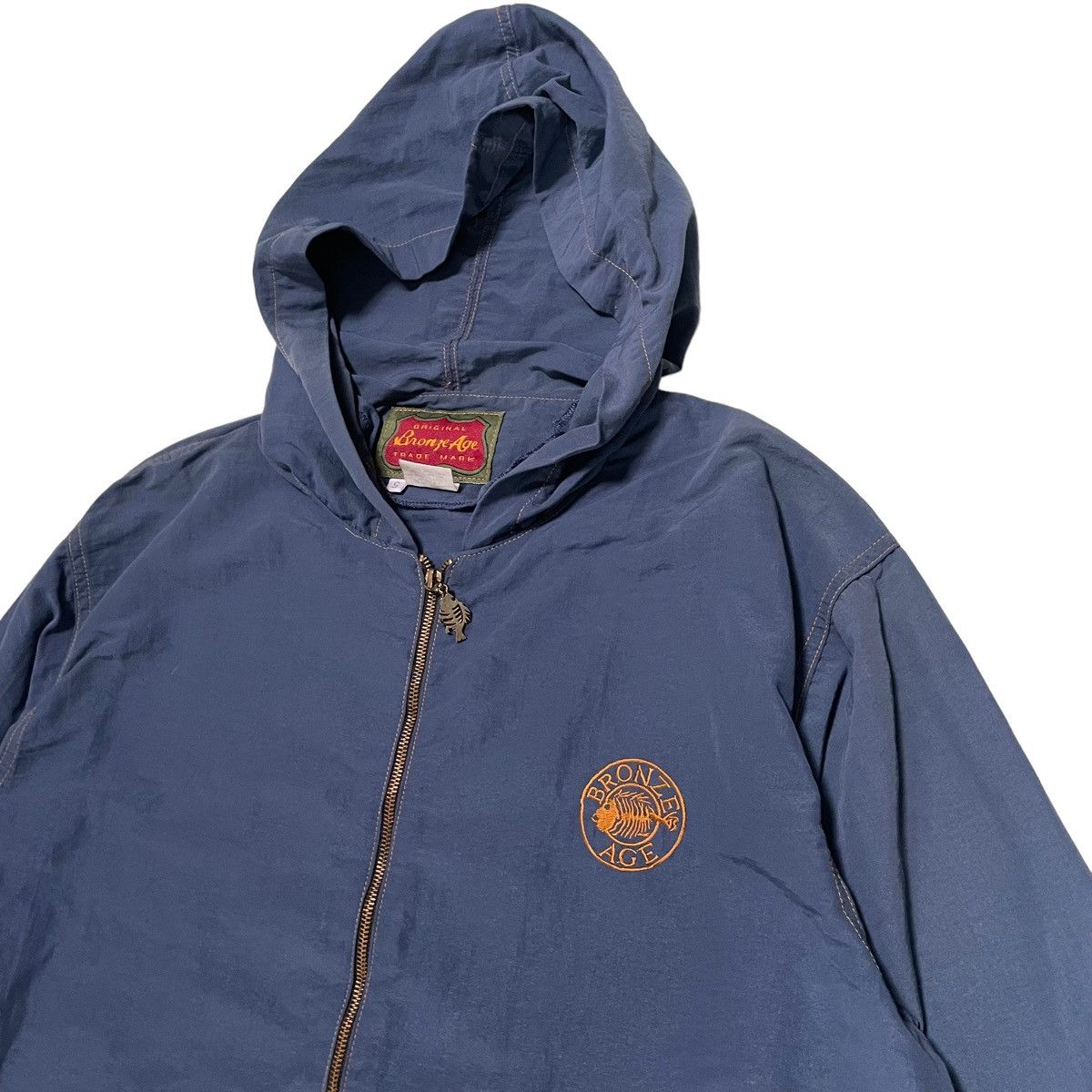 Vintage 💥 Vintage Bronze Age Anorak Hoodie Jacket Size US L / EU 52-54 / 3 - 5 Thumbnail