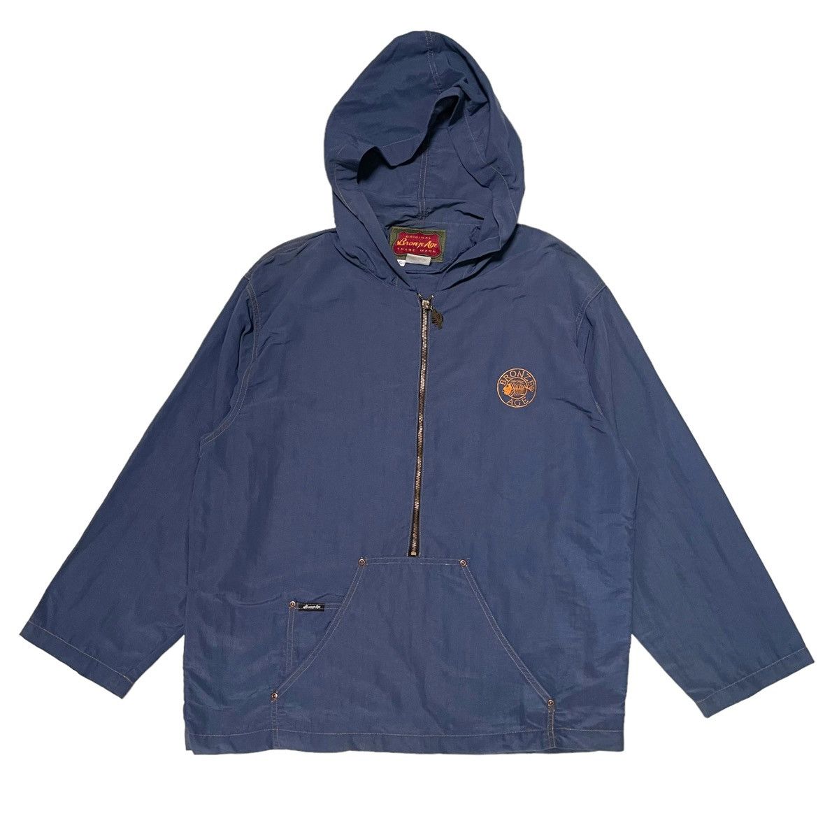 Vintage 💥 Vintage Bronze Age Anorak Hoodie Jacket Size US L / EU 52-54 / 3 - 1 Thumbnail