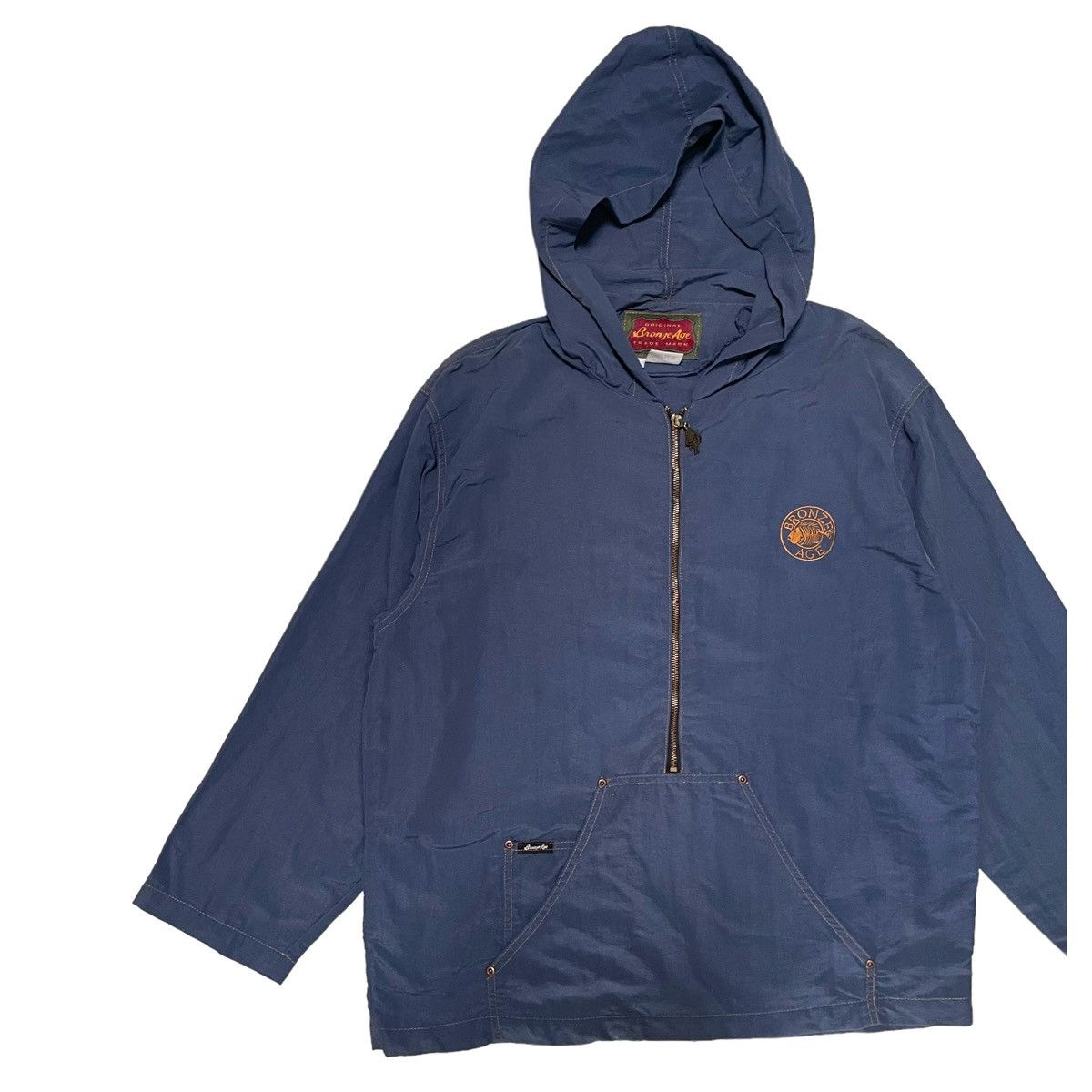 Vintage 💥 Vintage Bronze Age Anorak Hoodie Jacket Size US L / EU 52-54 / 3 - 4 Thumbnail