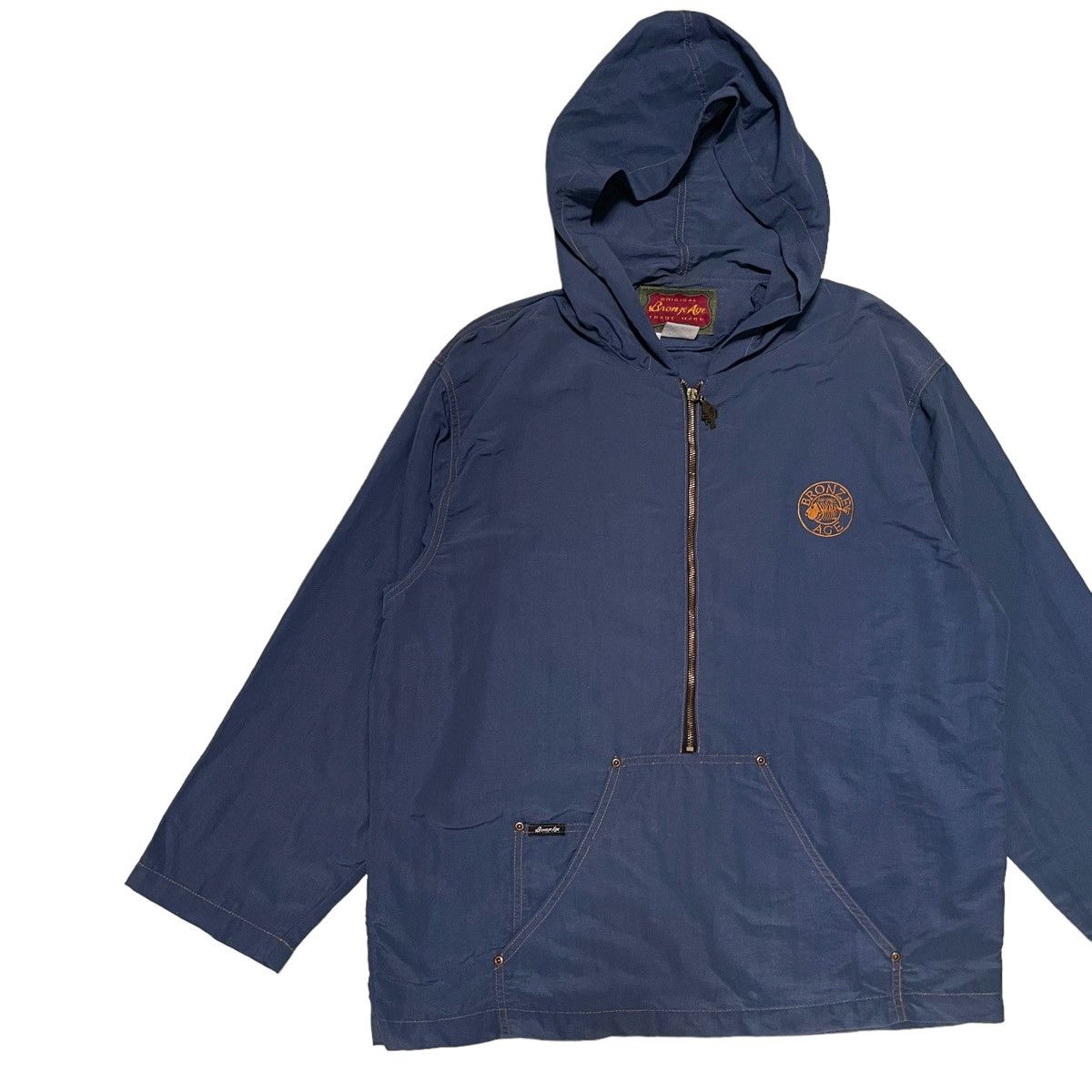 Vintage 💥 Vintage Bronze Age Anorak Hoodie Jacket Size US L / EU 52-54 / 3 - 2 Thumbnail