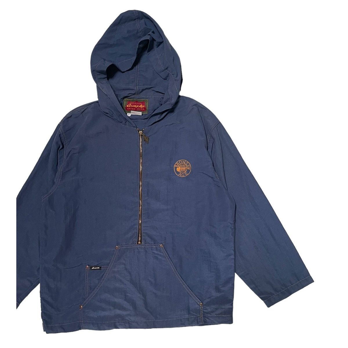 Vintage 💥 Vintage Bronze Age Anorak Hoodie Jacket Size US L / EU 52-54 / 3 - 3 Thumbnail