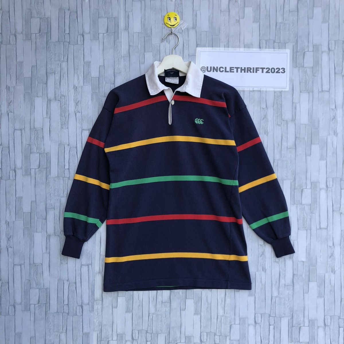 Vintage Canterbury Of New Zealand Polo Rugby Jersey