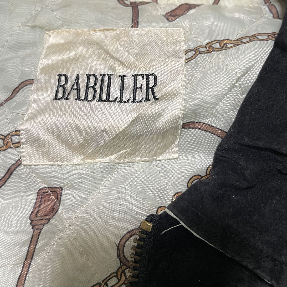 Japanese Brand × Vintage STEAL 💥 BABILLER REVERSIBLE BOMBER JACKET Size US L / EU 52-54 / 3 - 9 Thumbnail
