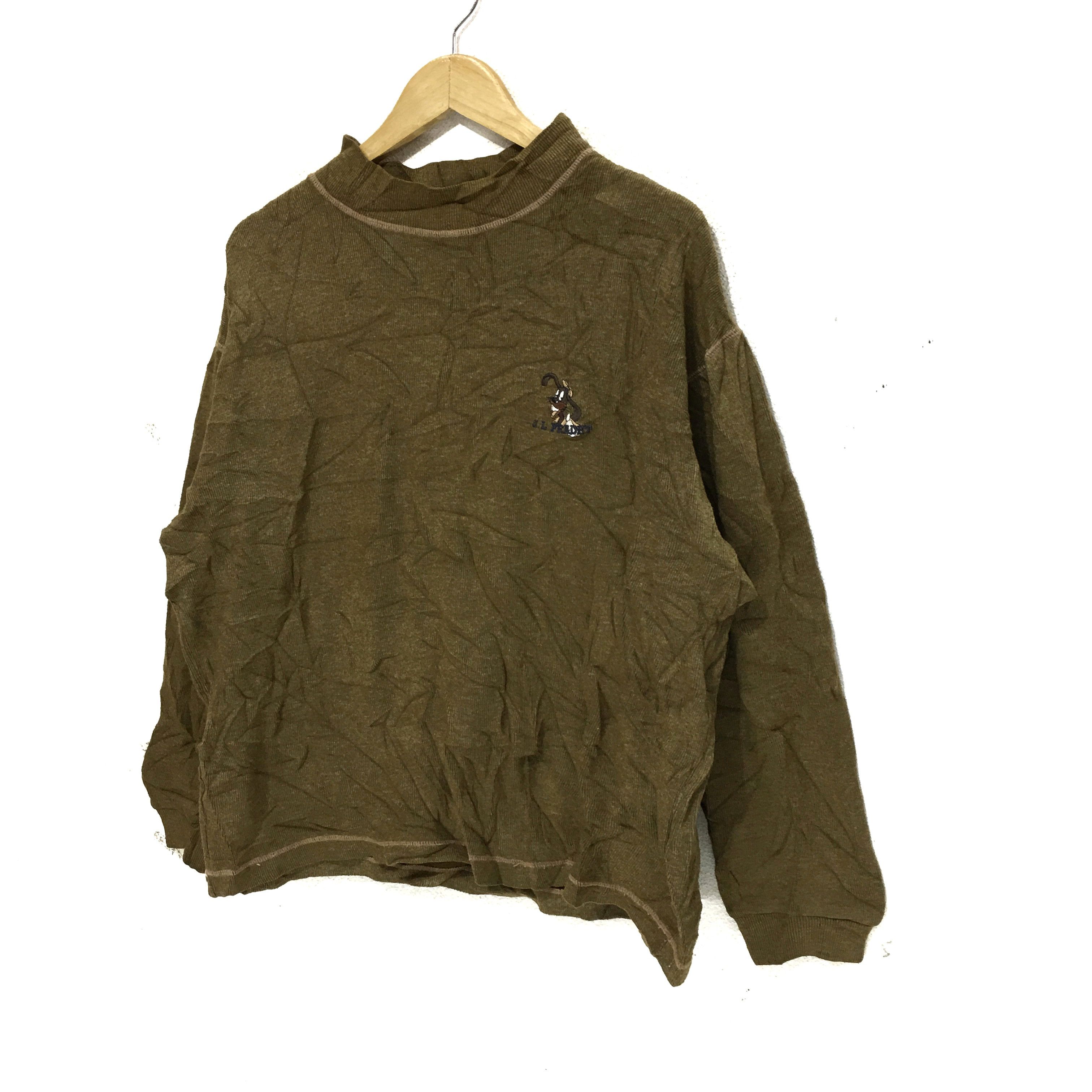 Vintage Vtg J.L. FRADET PARIS Dog Puppy Cartoon Sweatshirt Sweater Size L / US 10 / IT 46 - 5 Thumbnail