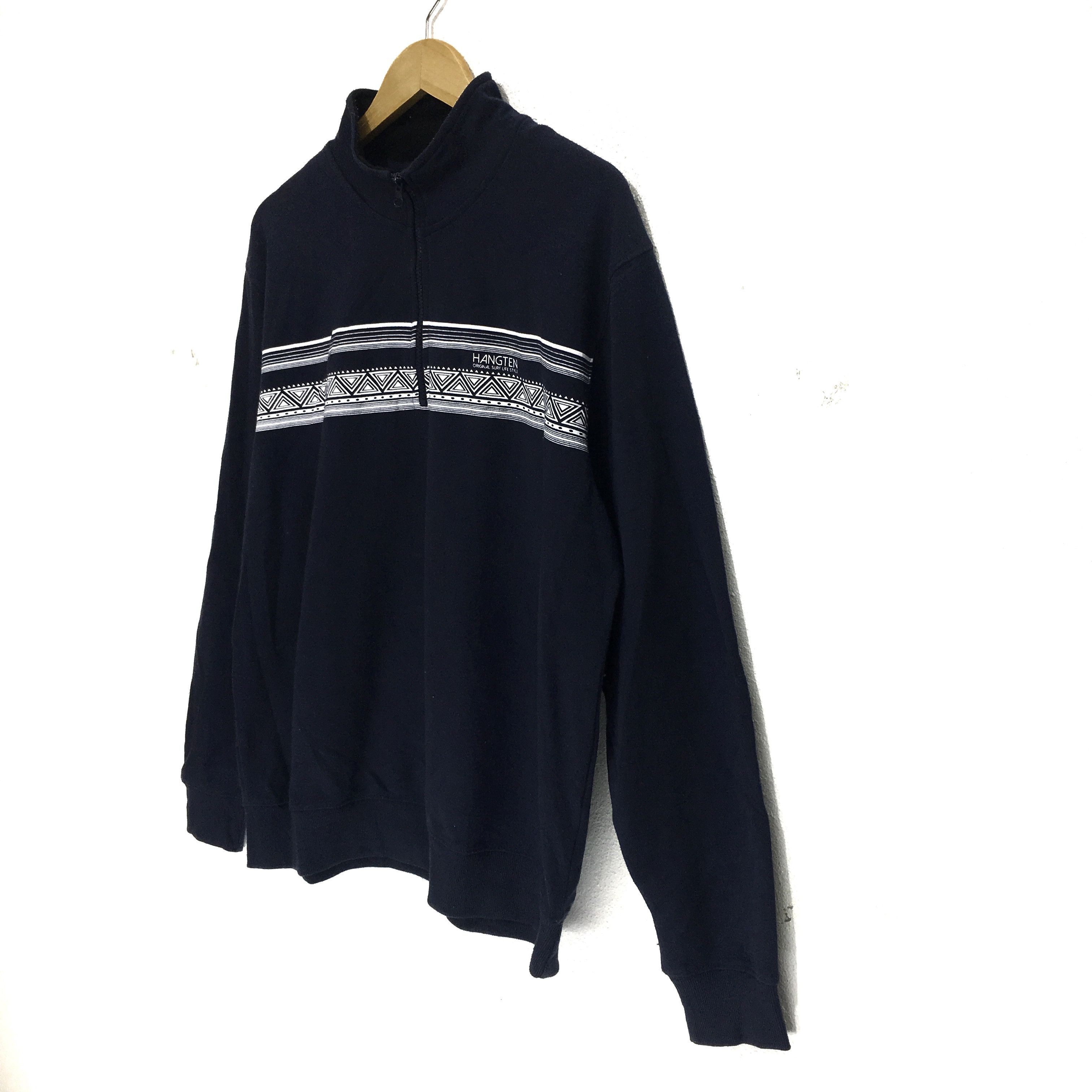 Hang Ten Vtg HANG TEN Surfing Hawaii Beach Sweatshirt Zip Sweater Size US XL / EU 56 / 4 - 5 Thumbnail