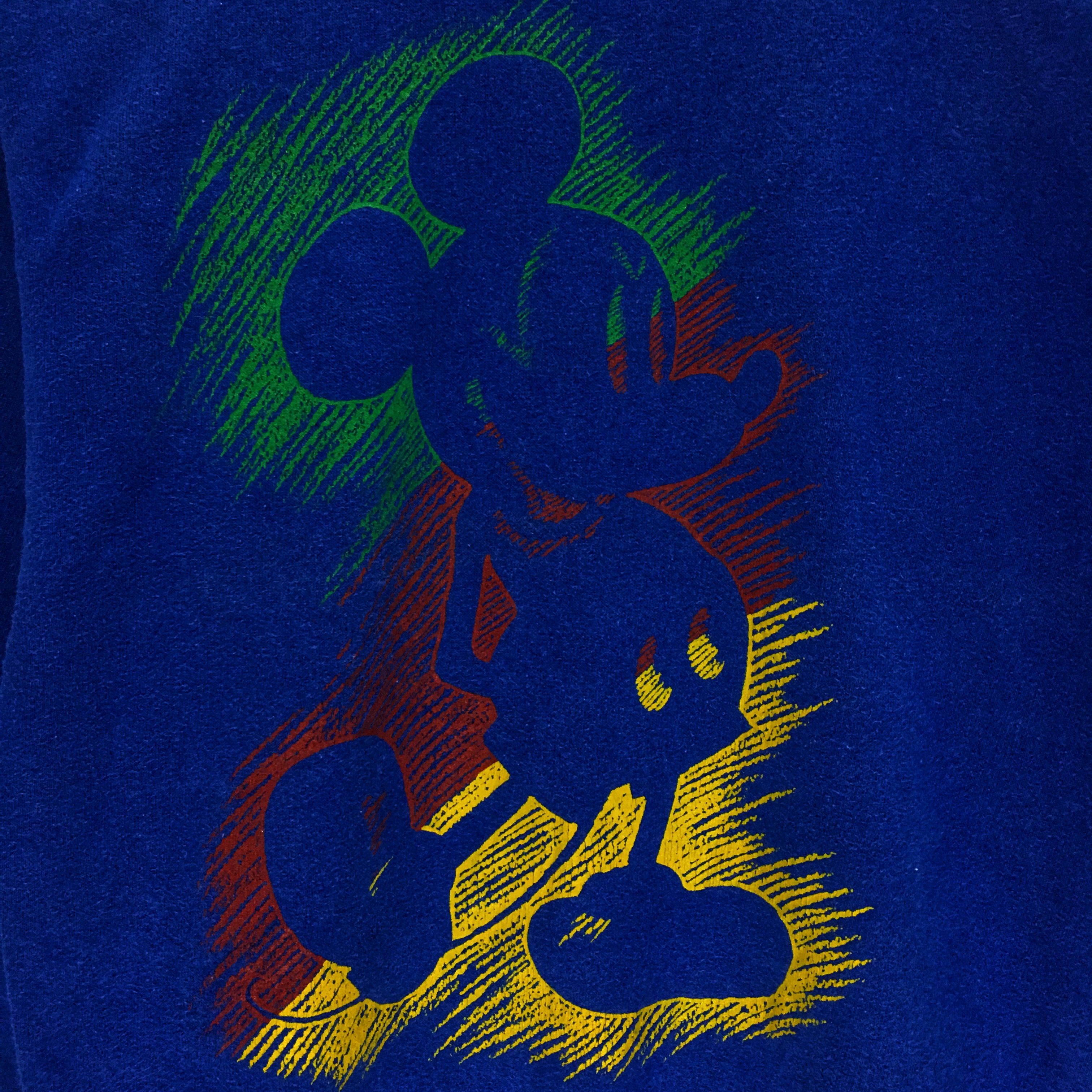 Mickey Mouse × Vintage Vintage MICKEY MOUSE Sweatshirt Disney Cartoon Anime Crew Size M / US 6-8 / IT 42-44 - 3 Thumbnail