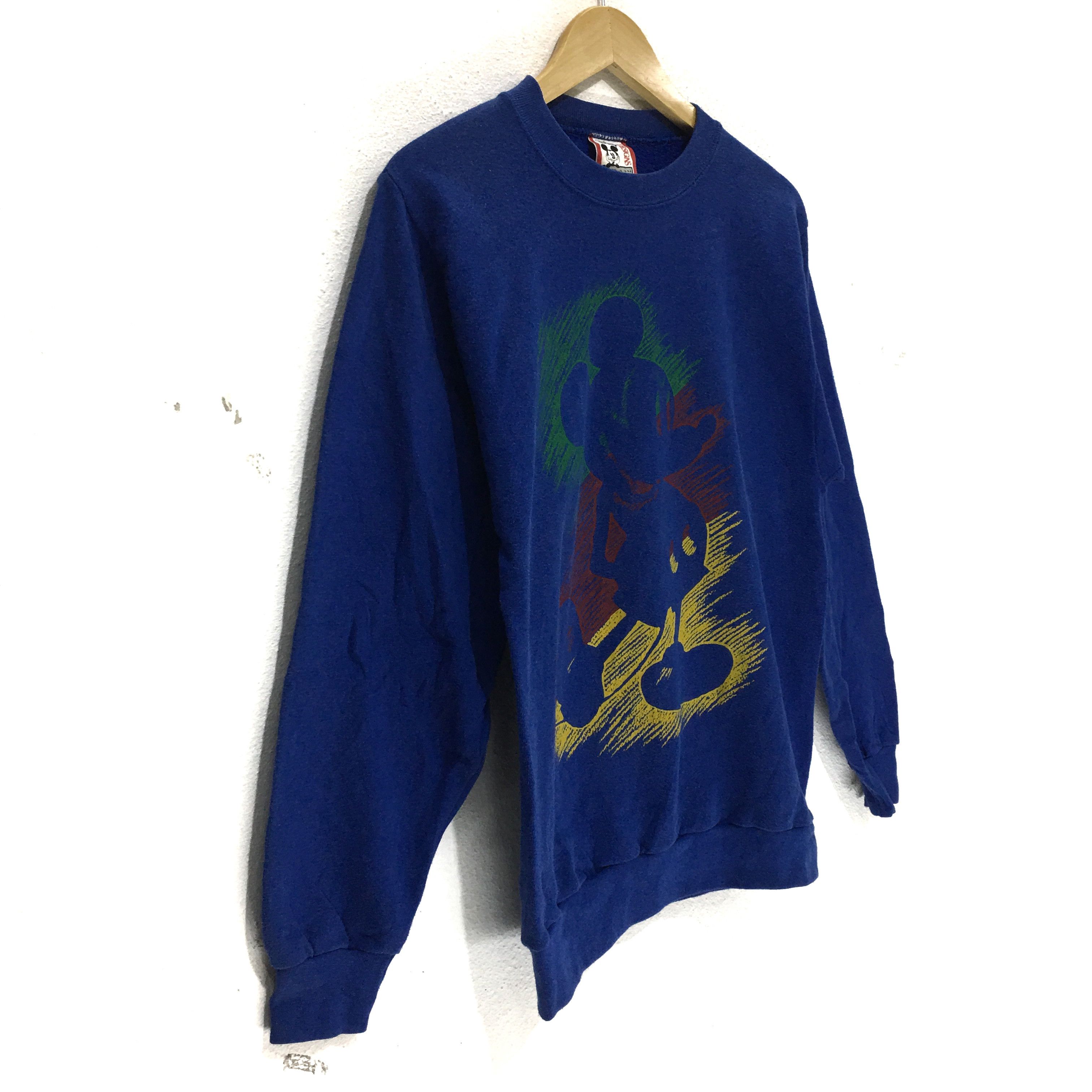 Mickey Mouse × Vintage Vintage MICKEY MOUSE Sweatshirt Disney Cartoon Anime Crew Size M / US 6-8 / IT 42-44 - 4 Thumbnail