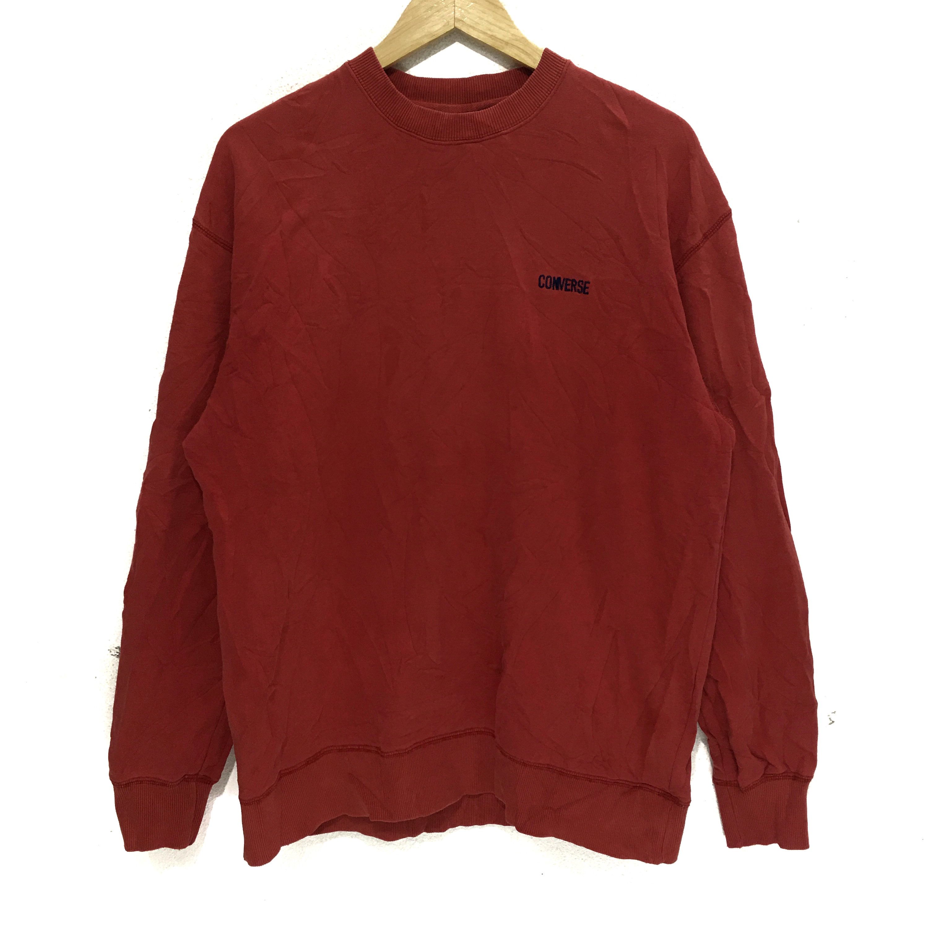 Vtg CONVERSE ALL STAR Sweatshirt Chuck Taylor Skate Sweater