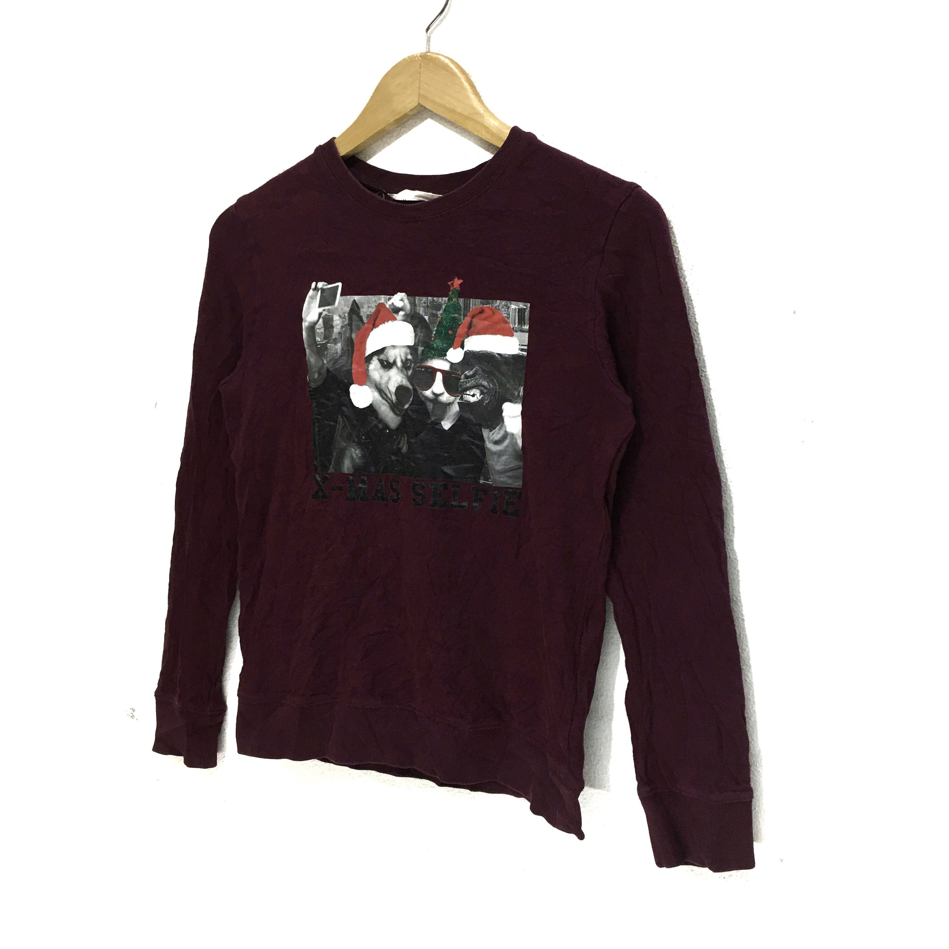 H&M H&M X-MAS SELFIE Sweatshirt Crewneck Sweater Size S / US 4 / IT 40 - 5 Thumbnail