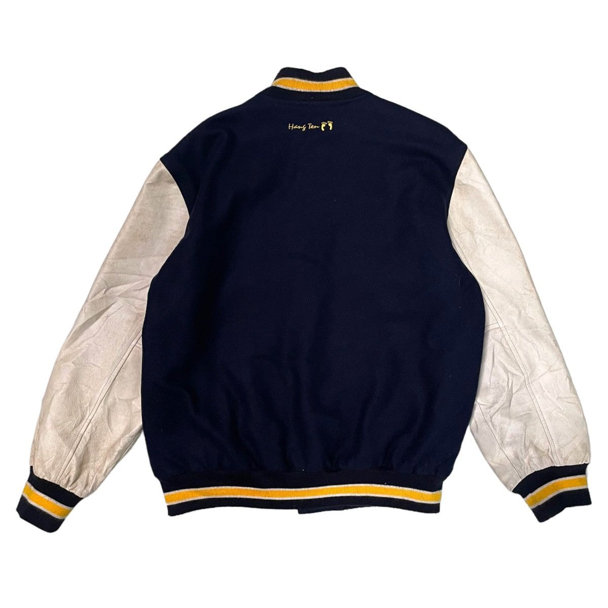 Hang Ten 💥 Hang Ten Surf Snap Button Varsity Jacket Size US M / EU 48-50 / 2 - 6 Thumbnail