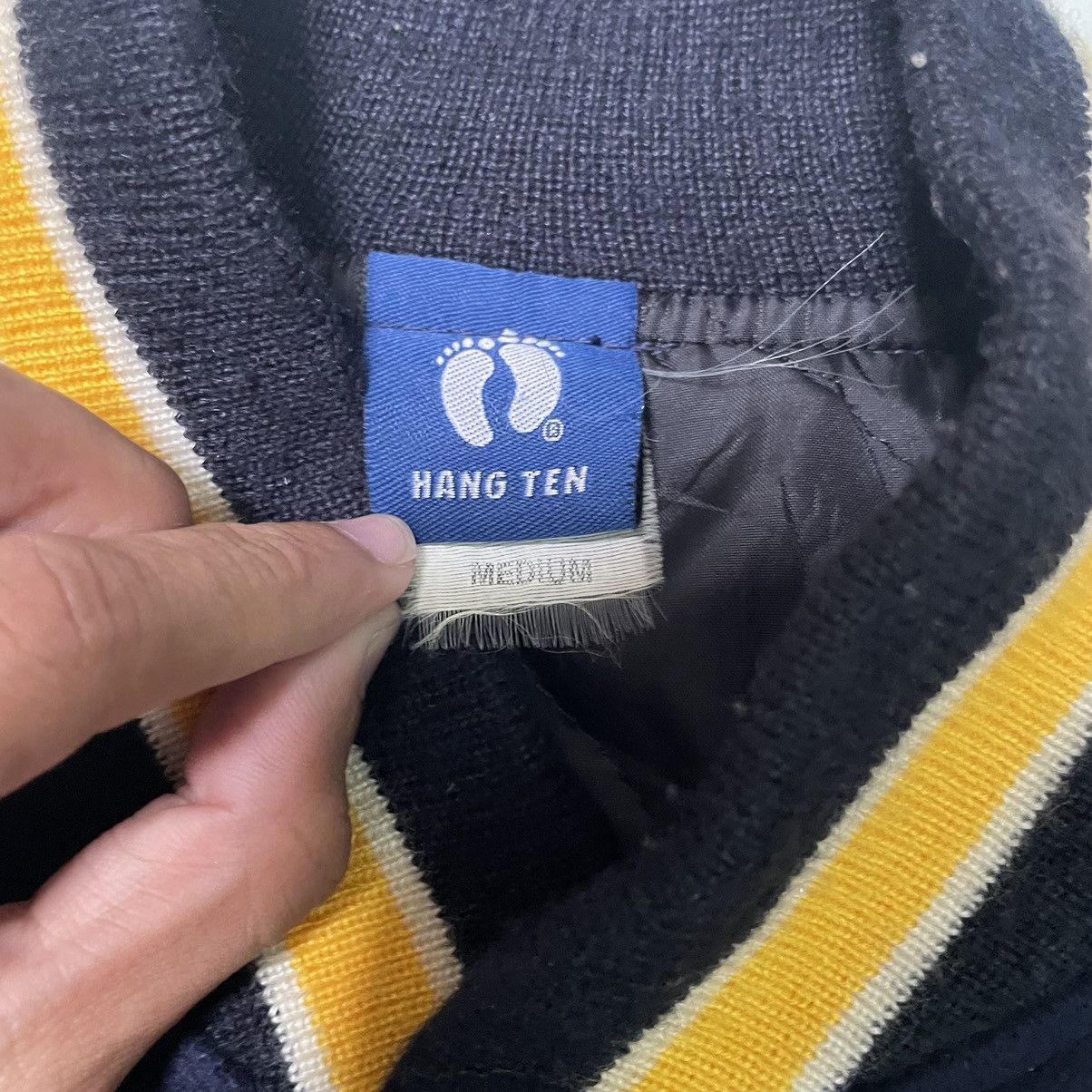 Hang Ten 💥 Hang Ten Surf Snap Button Varsity Jacket Size US M / EU 48-50 / 2 - 7 Thumbnail