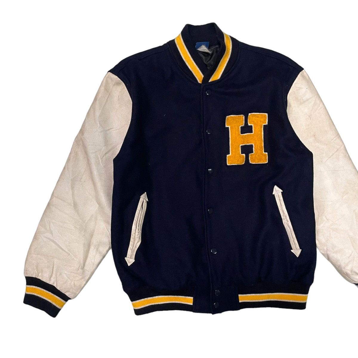 Hang Ten 💥 Hang Ten Surf Snap Button Varsity Jacket Size US M / EU 48-50 / 2 - 3 Thumbnail