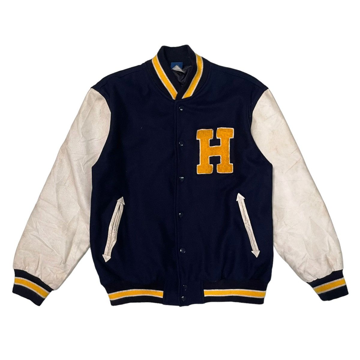 Hang Ten 💥 Hang Ten Surf Snap Button Varsity Jacket Size US M / EU 48-50 / 2 - 1 Thumbnail