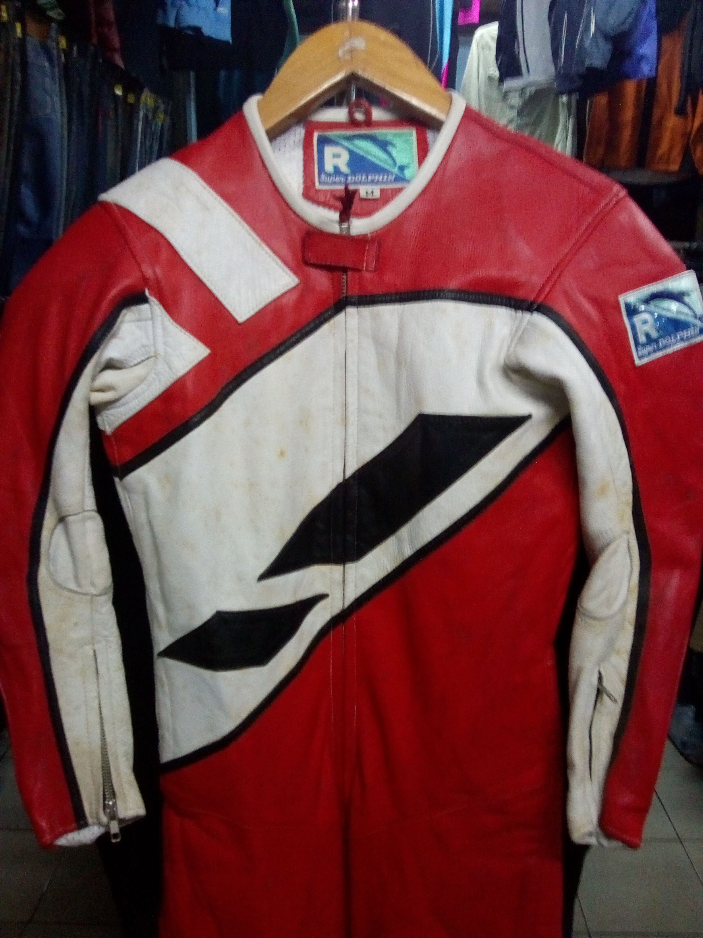 Branded Leather Super dolphin racing suite Size US 30 / EU 46 - 2 Thumbnail