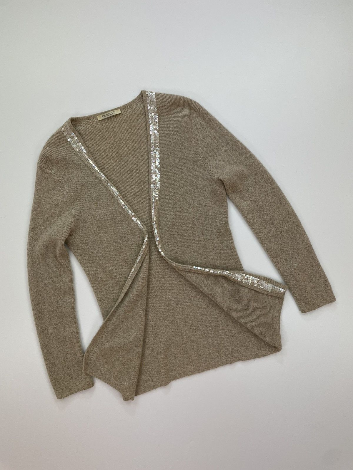 Other DEANE & WHITE 100% cashmere beige cardigan Size M / US 6-8 / IT 42-44 - 8 Thumbnail