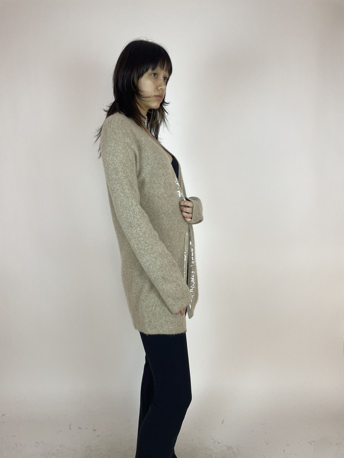 Other DEANE & WHITE 100% cashmere beige cardigan Size M / US 6-8 / IT 42-44 - 3 Thumbnail