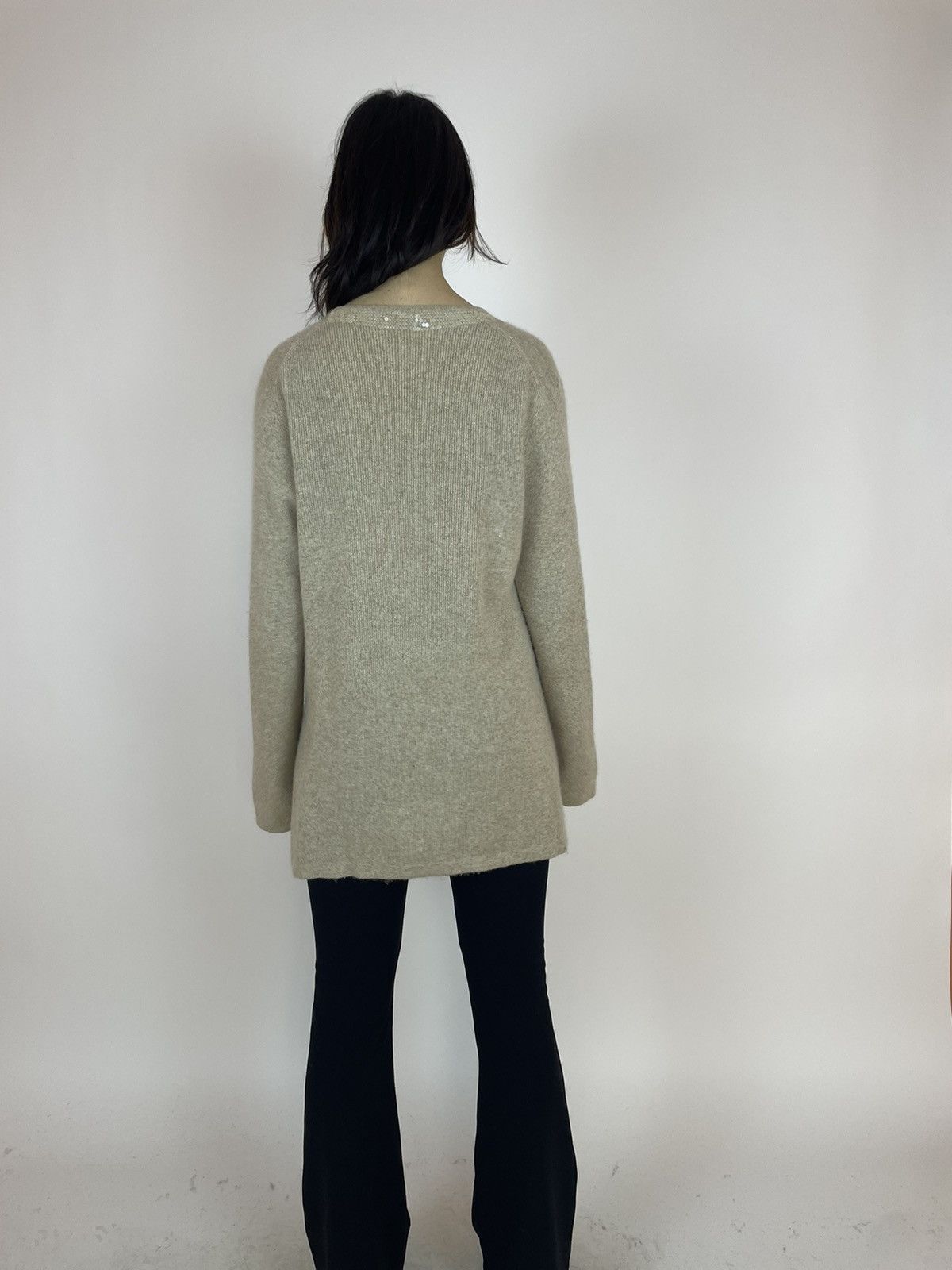 Other DEANE & WHITE 100% cashmere beige cardigan Size M / US 6-8 / IT 42-44 - 7 Thumbnail