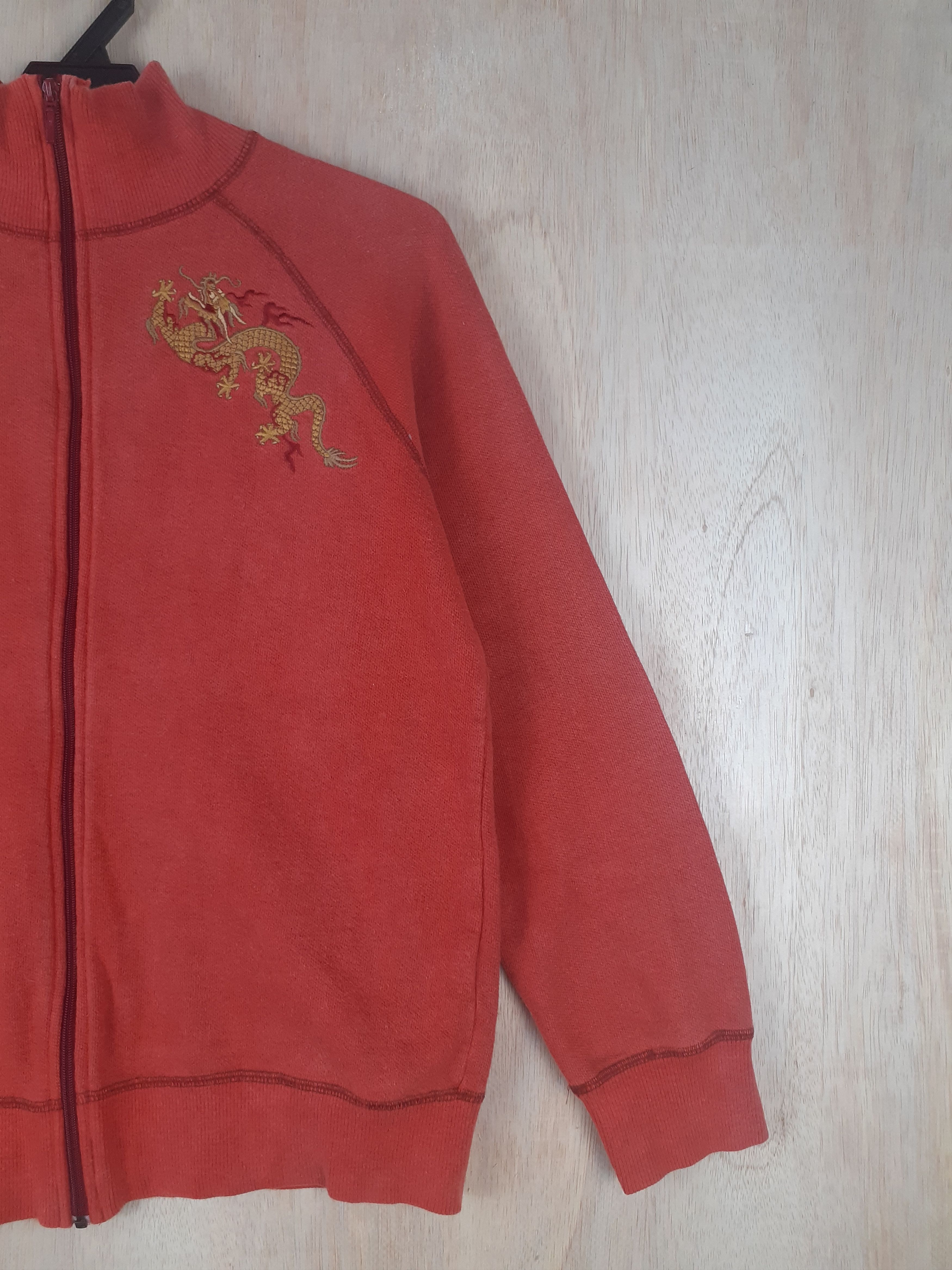 Japanese Brand DL Viviene Tam double dragon maroon sweater #3052 Size US M / EU 48-50 / 2 - 5 Thumbnail