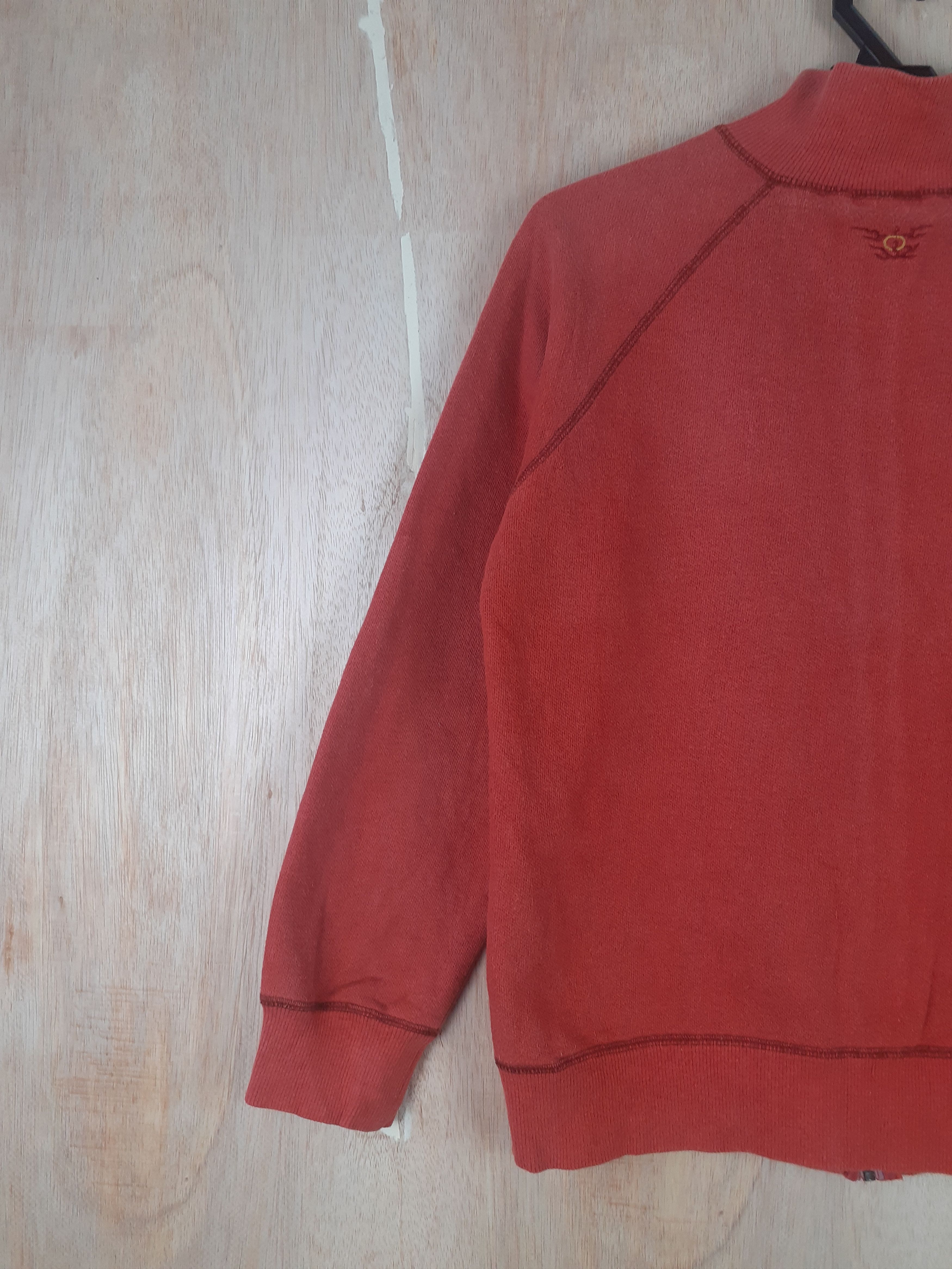 Japanese Brand DL Viviene Tam double dragon maroon sweater #3052 Size US M / EU 48-50 / 2 - 8 Thumbnail