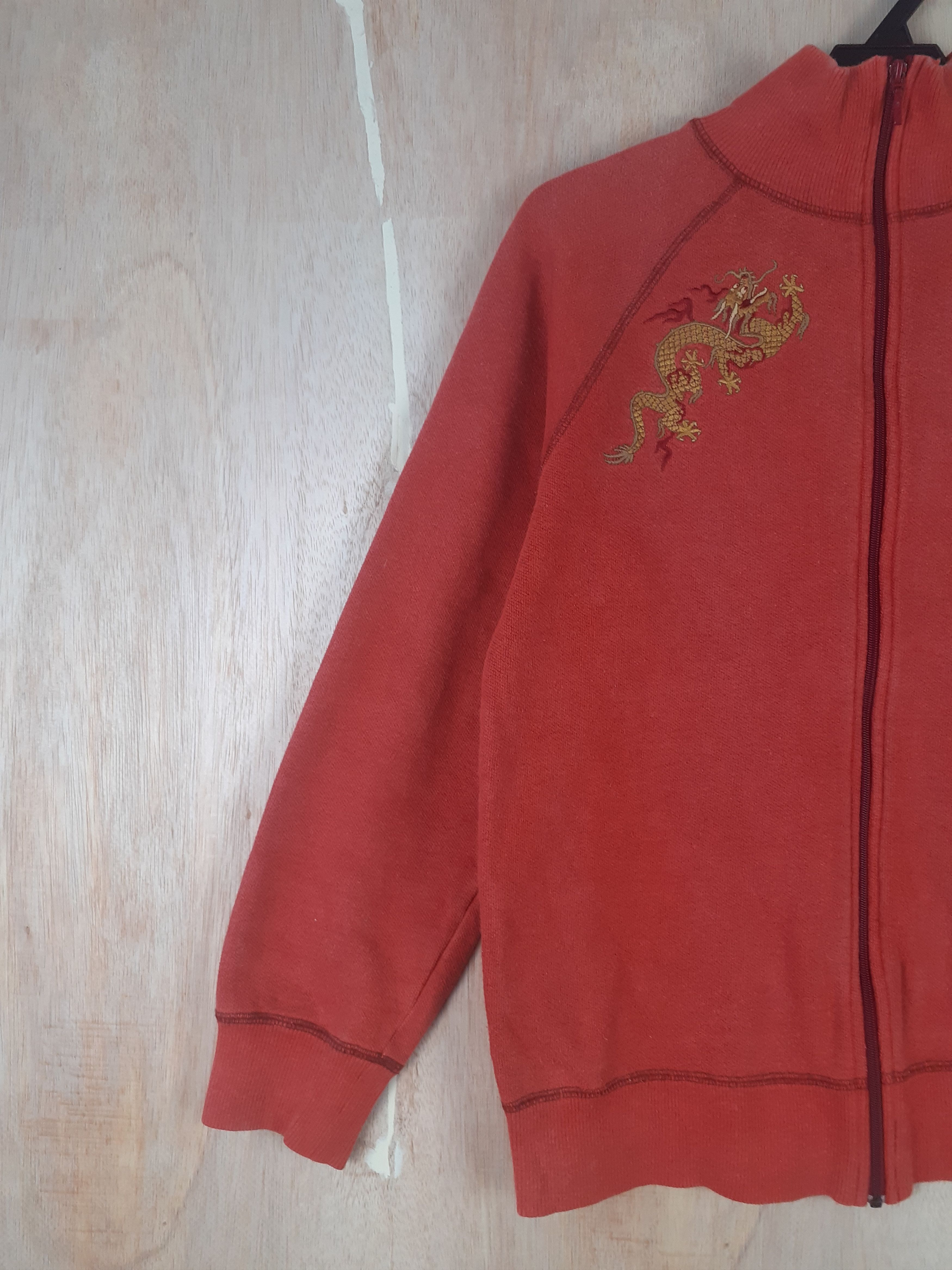 Japanese Brand DL Viviene Tam double dragon maroon sweater #3052 Size US M / EU 48-50 / 2 - 4 Thumbnail