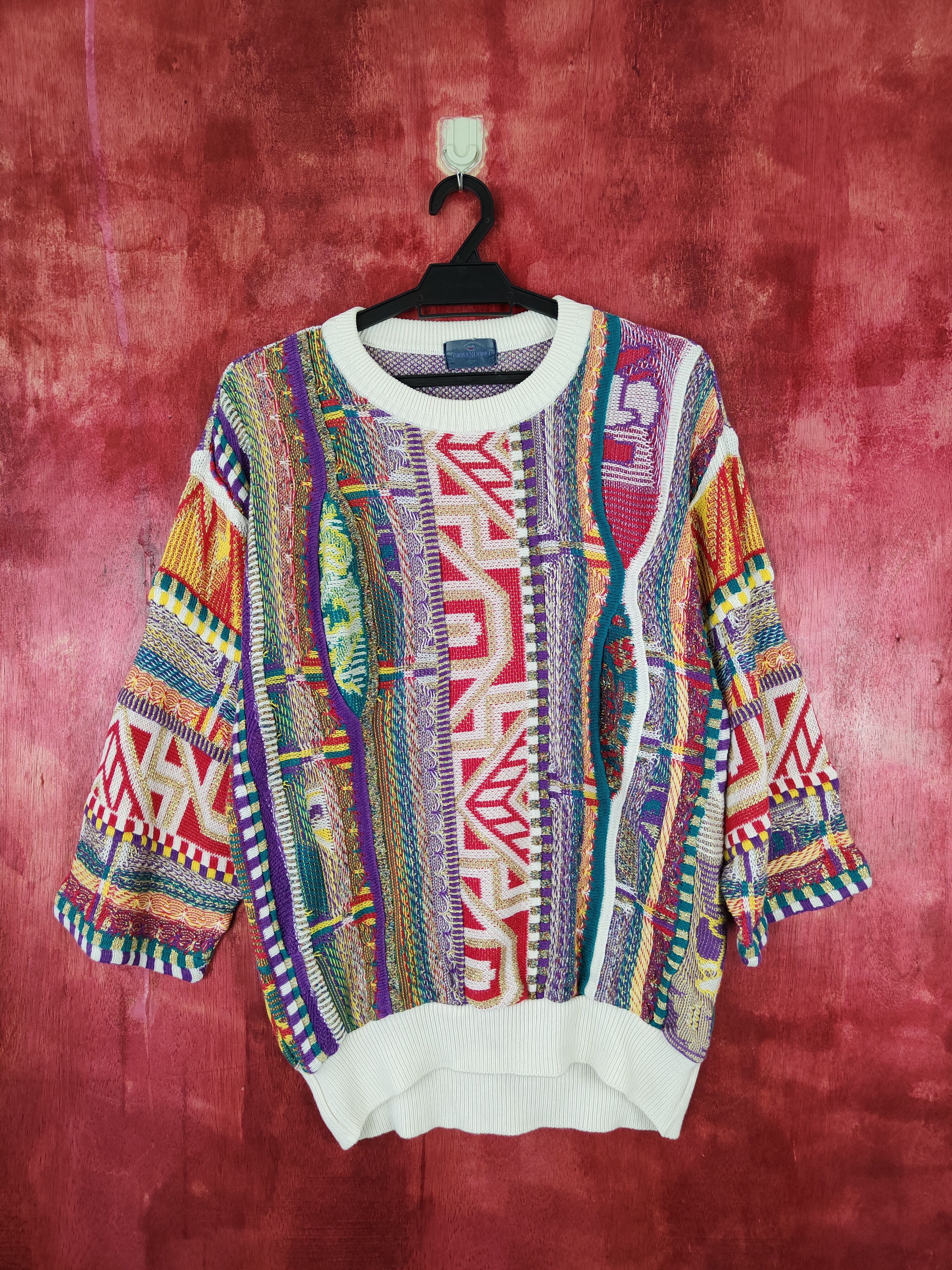 image of 1990X Clothing x Vintage Giovanuomo Multicolor Hippies Like Coogis405, Men's (Size Medium)