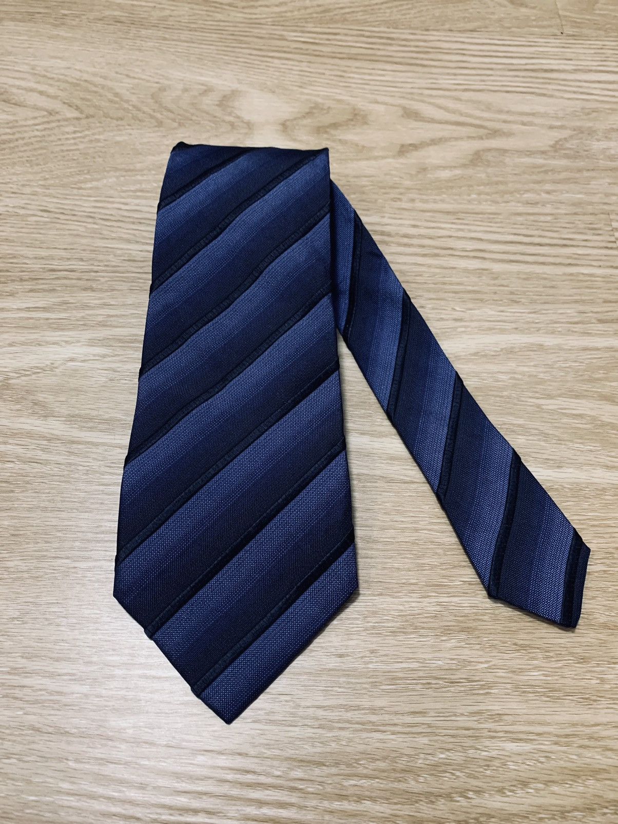 Designer × Japanese Brand × Kenzo Kenzo Stripe Design Tie Size ONE SIZE - 1 Thumbnail