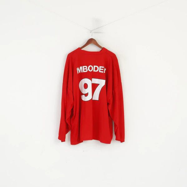 Vintage Ochsner Hockey Men XXL Oversized Shirt Red Blackhawks 3189 Size US XXL / EU 58 / 5 - 6 Thumbnail